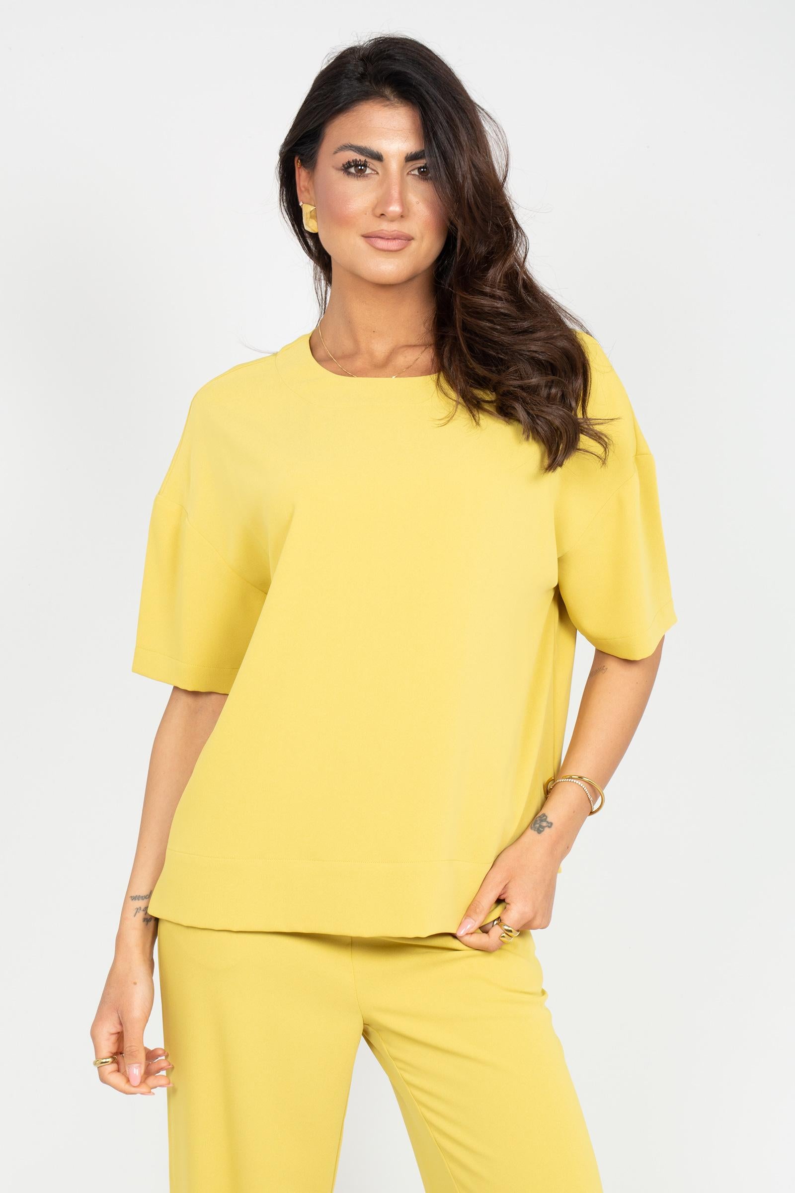 blusa in viscosa 261M1188 137 MAIDA MILA 