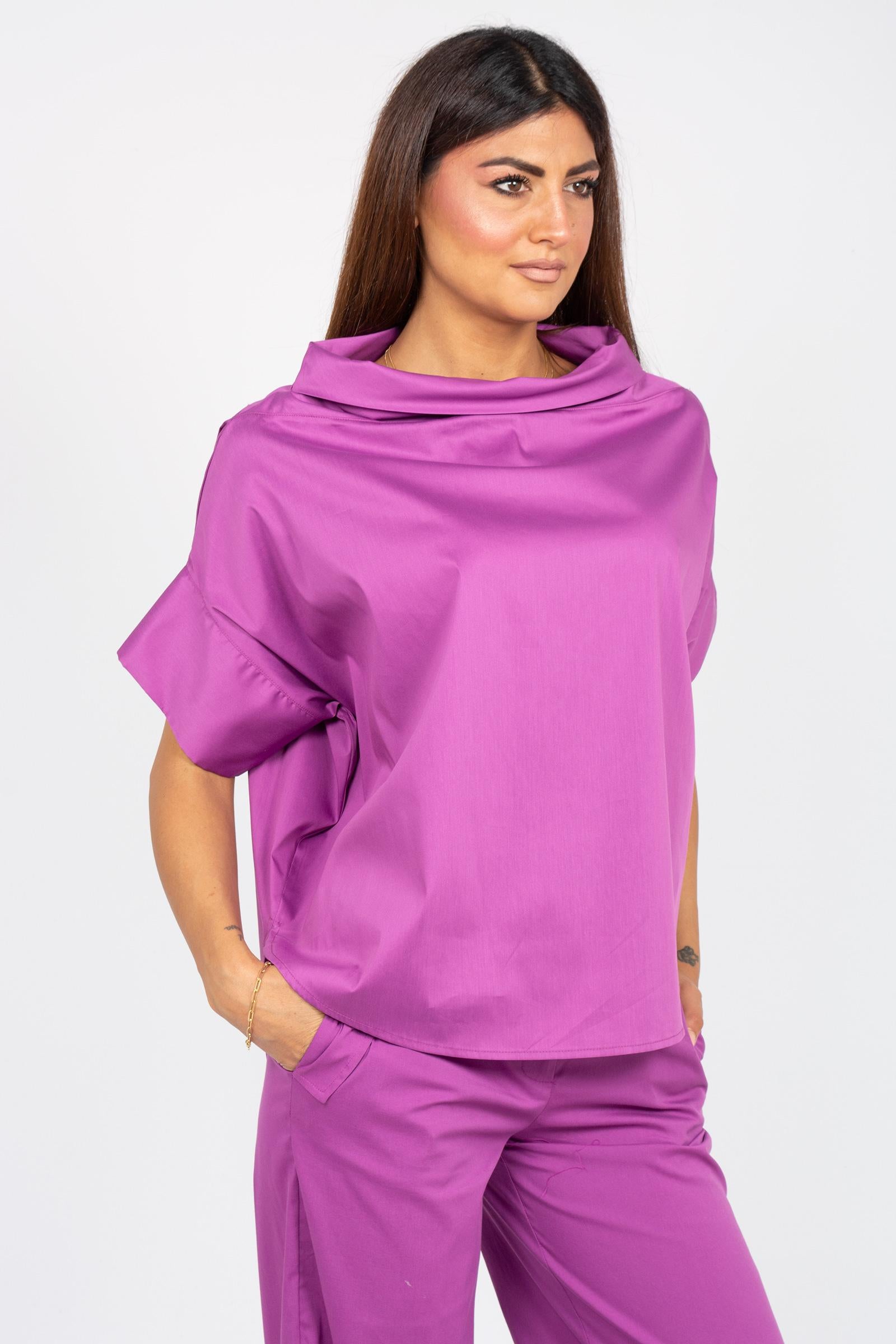 blusa in misto cotone stretch SS1068128 164 ANNA SERAVALLI 