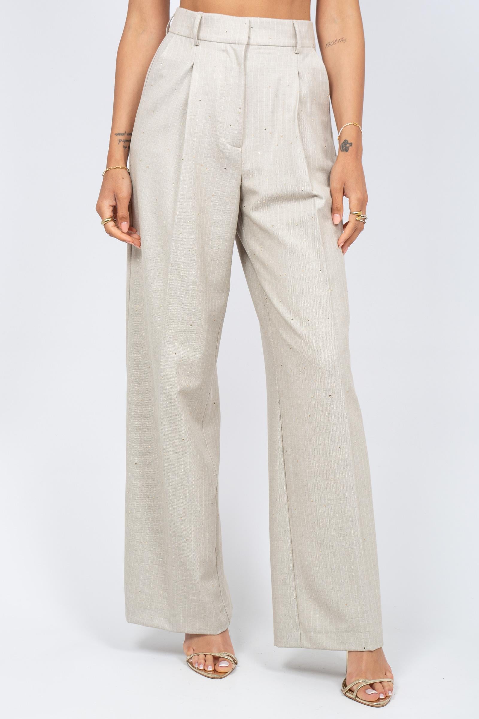pantalone over con pinces PORTOSEQUIN 650 JACQUEUR 