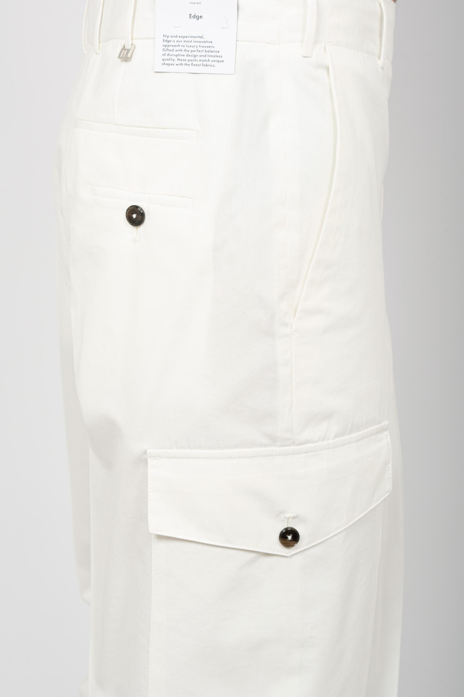 Pantalone in cotone e viscosa 'wide' C0ASAFZL0FWD BP760010 PT TORINO 