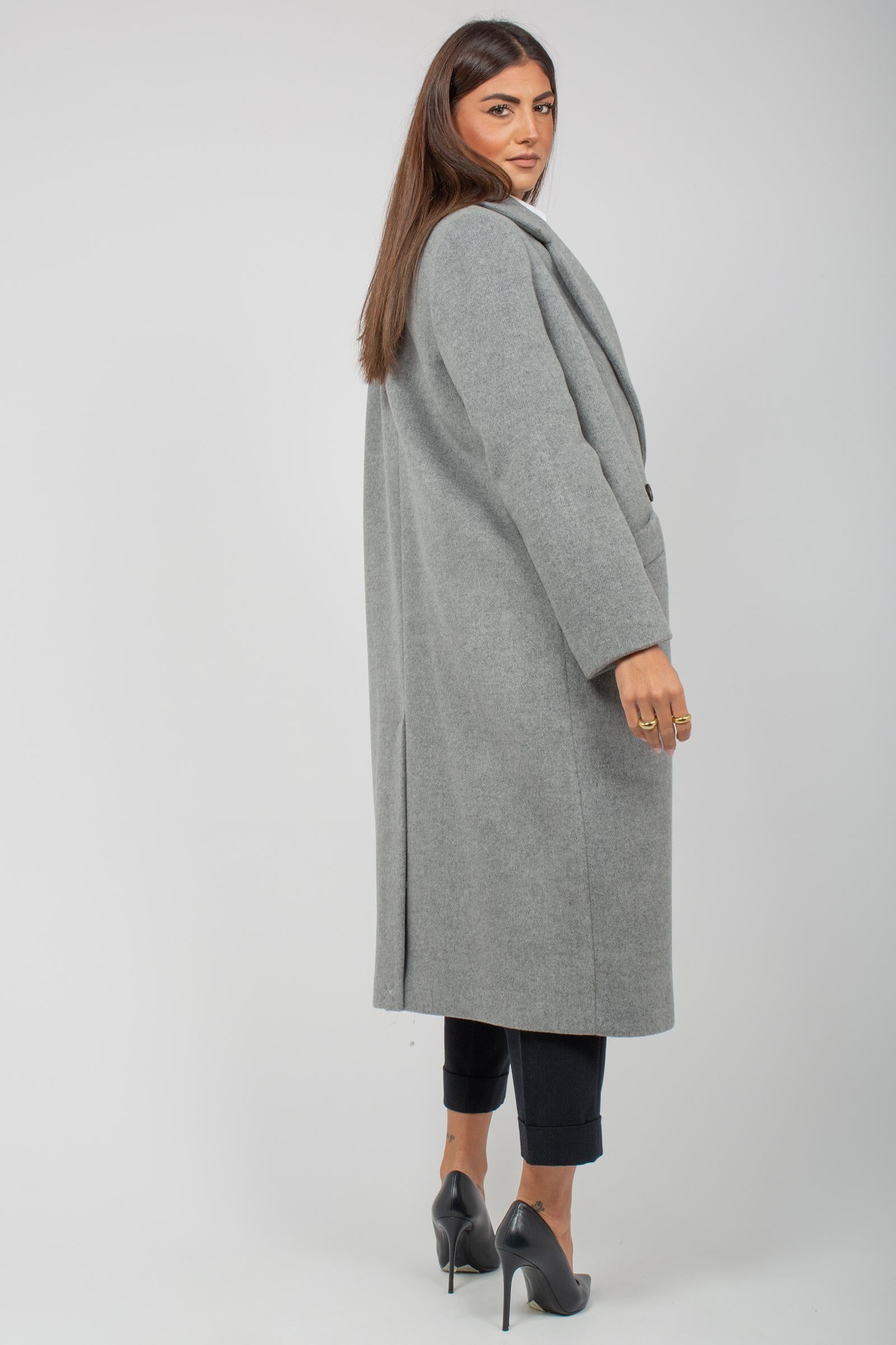 cappotto oversize doppio petto M2017803194 971 PESERICO EASY 