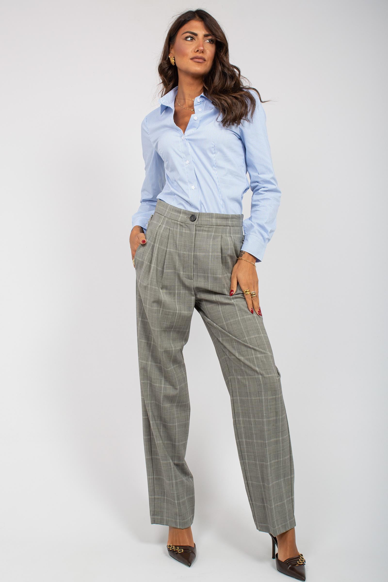 camicia a righe in popeline 5233R1028880N 01 DIANA GALLESI 
