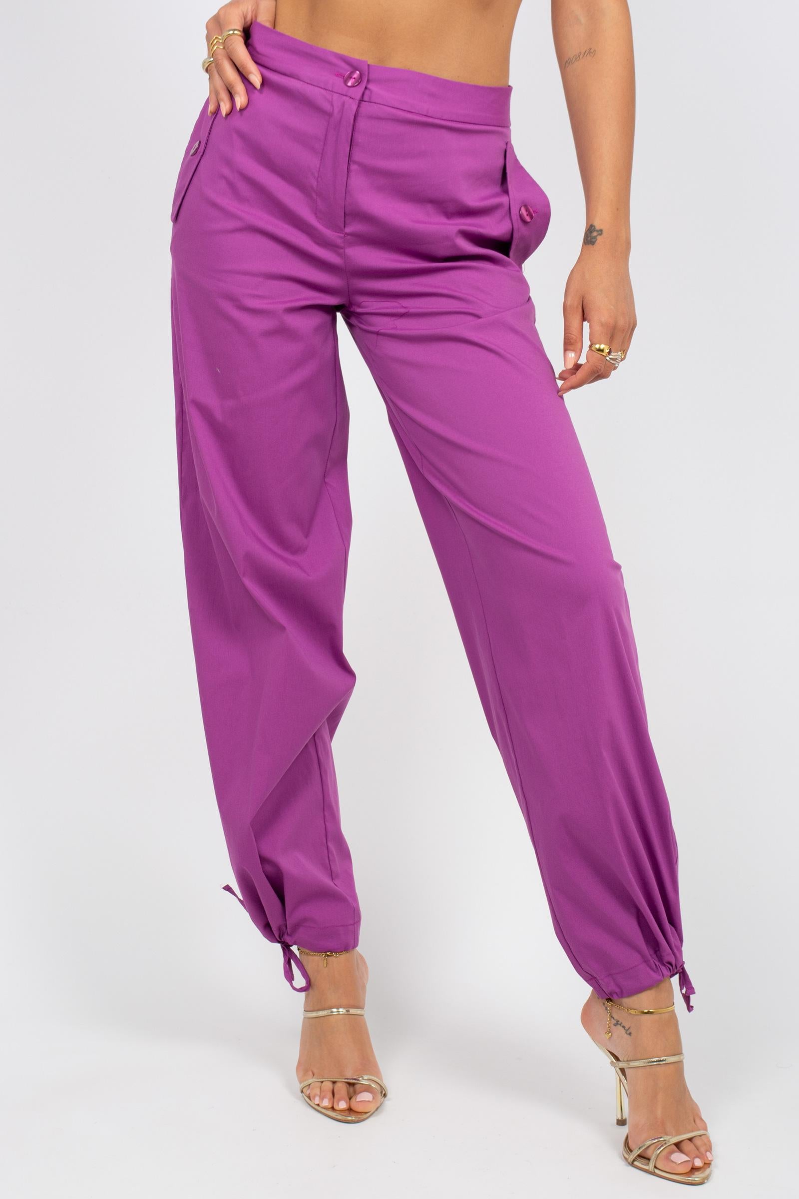pantalone in misto cotone stretch SS2256128 128 ANNA SERAVALLI 