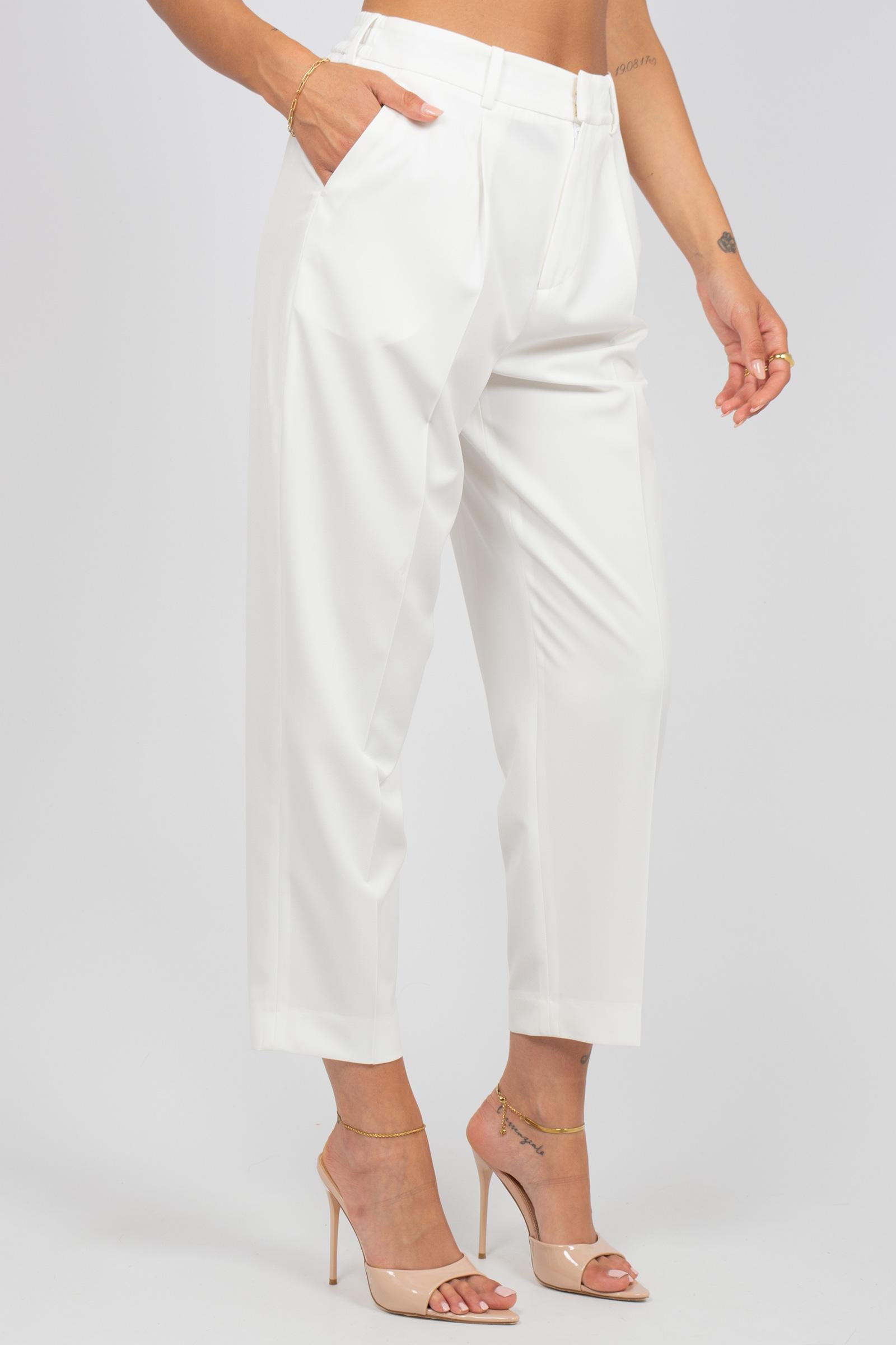 pantalone in misto cotone 'daisy' CDVSDAZ00STD DX220010 PT TORINO 