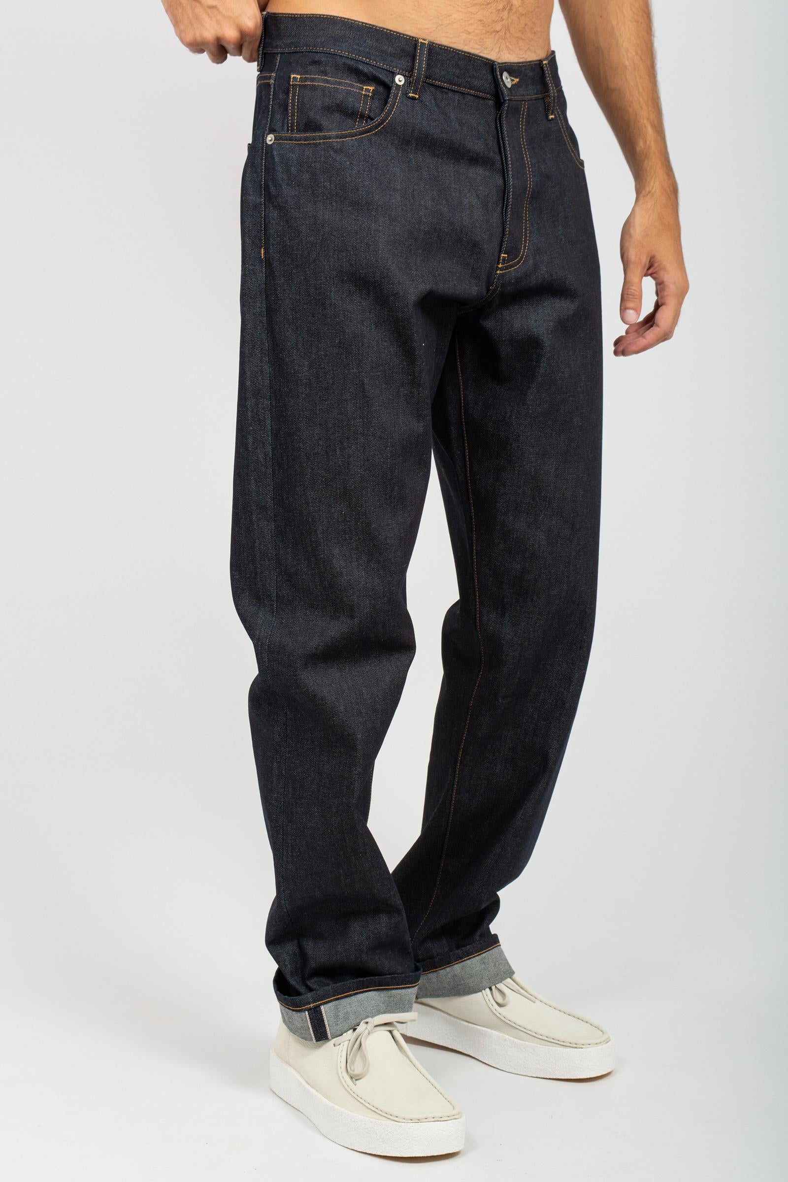 denim in cotone wide fit B6F0058 DENIMRAW AMARANTO 