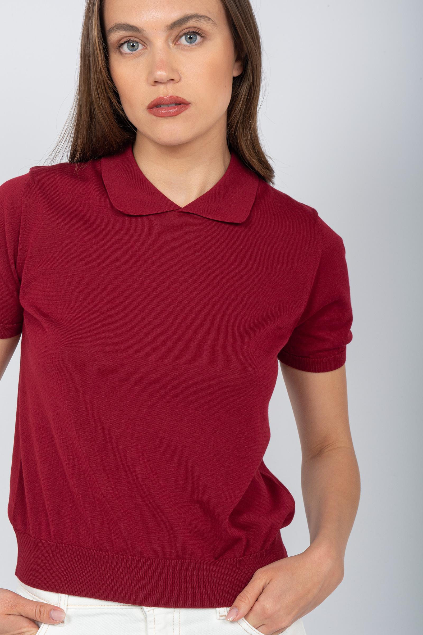 polo in cotone unito L0G416 389 DRUMOHR 