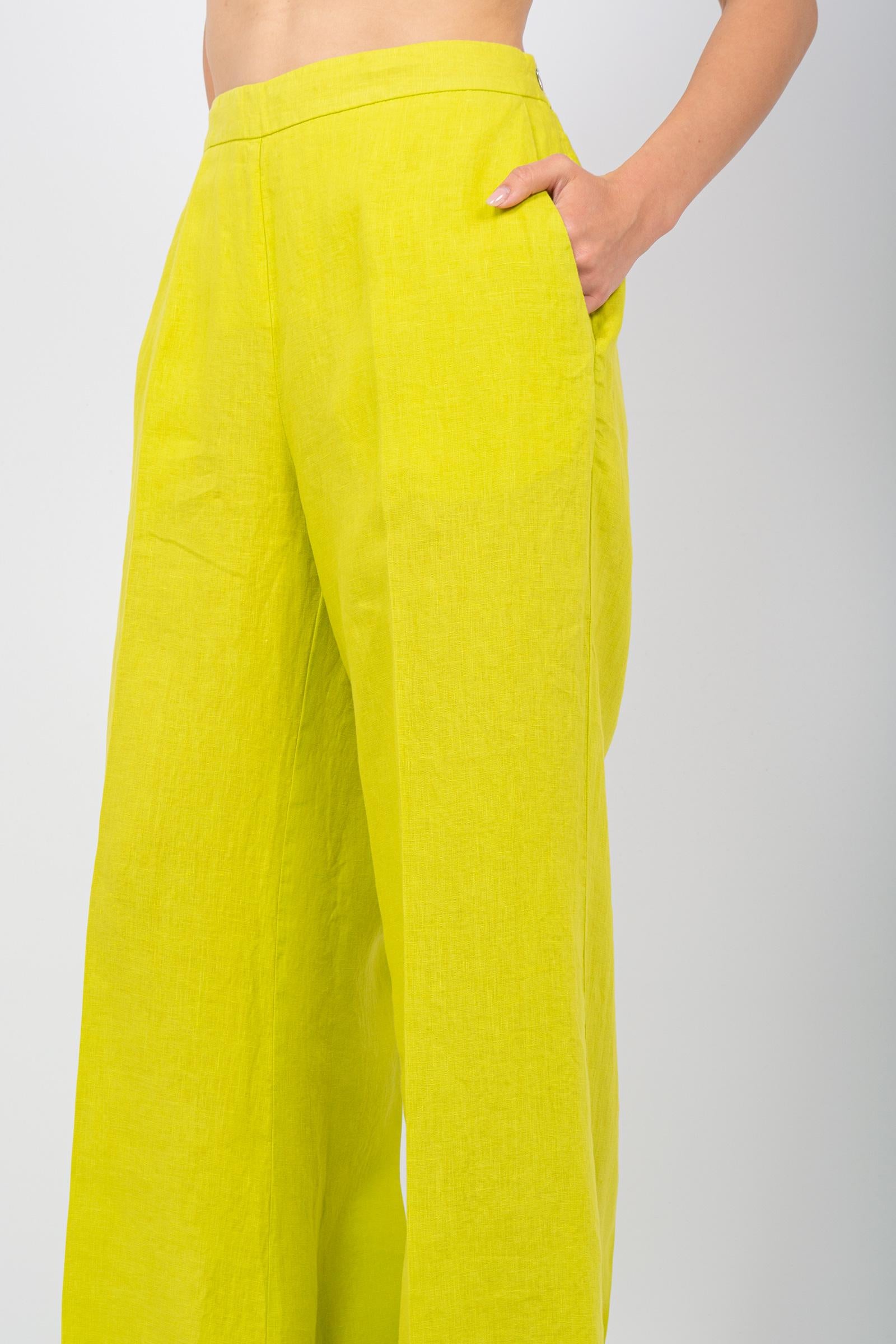 pantalone in lino LP467P07 225 DRUMOHR 