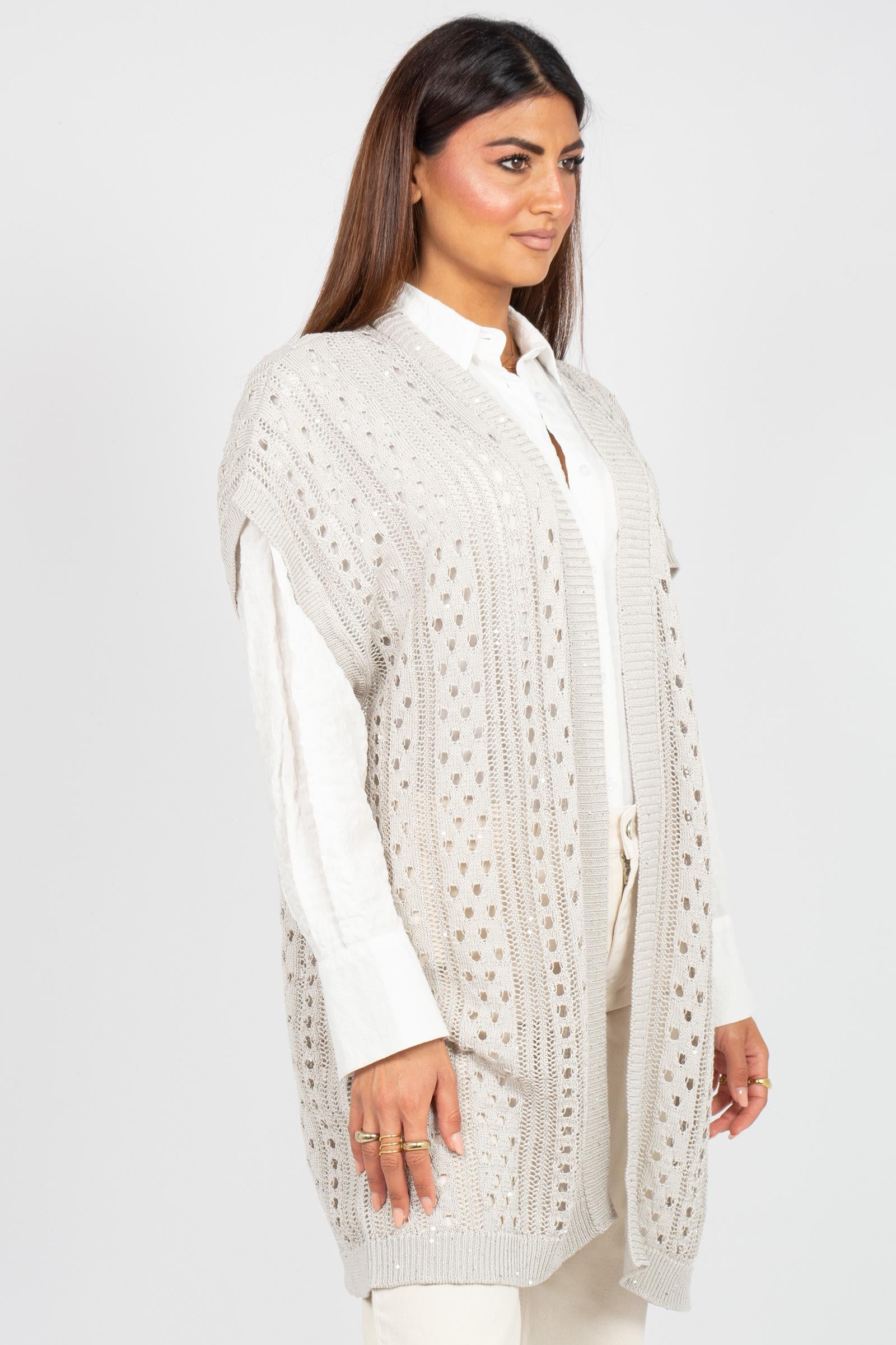 cardigan in misto cotone SS260732402 62 PUROTATTO 