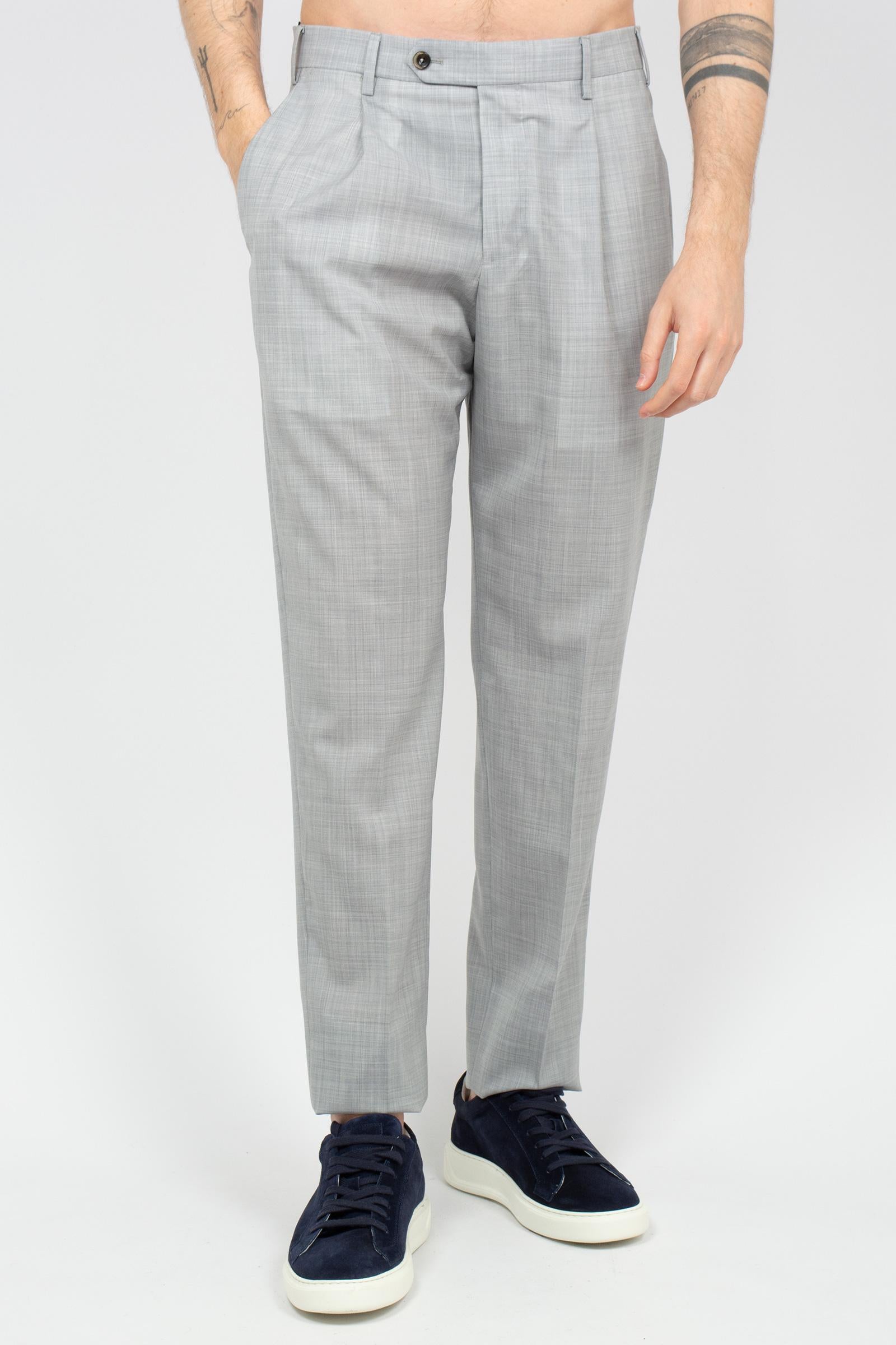 pantalone in lana vergine 'union fit' COZSUFZA0CL1 ZI560200 PT TORINO 