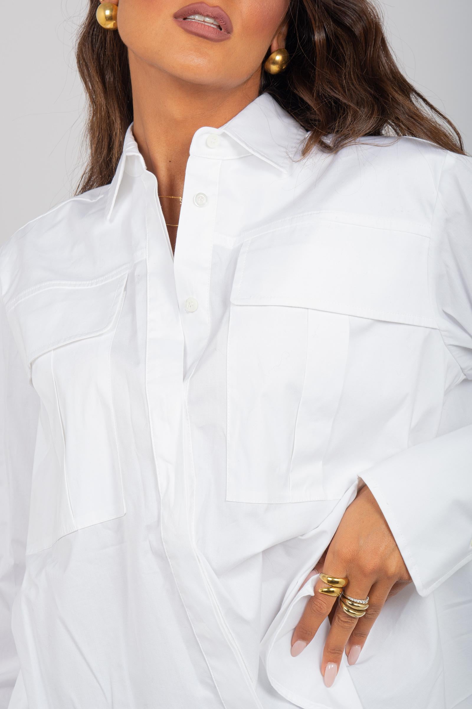 camicia in cotone 'samuela' Y5WK09 A01 SEMICOUTURE 