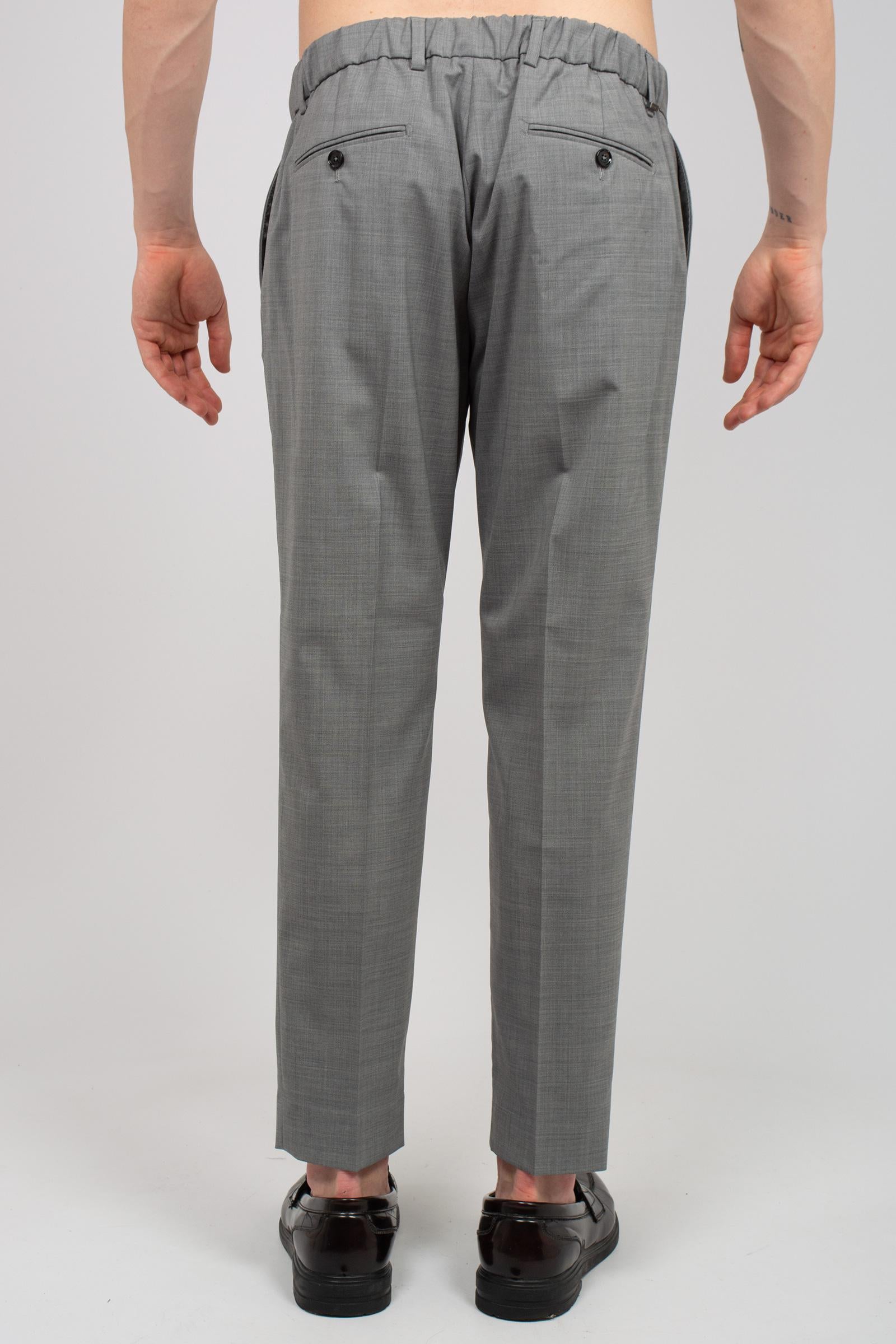 jogger in fresco lana 'riccardo' RICCARDOMTS26 GRIGIOMEDIO BE ABLE 