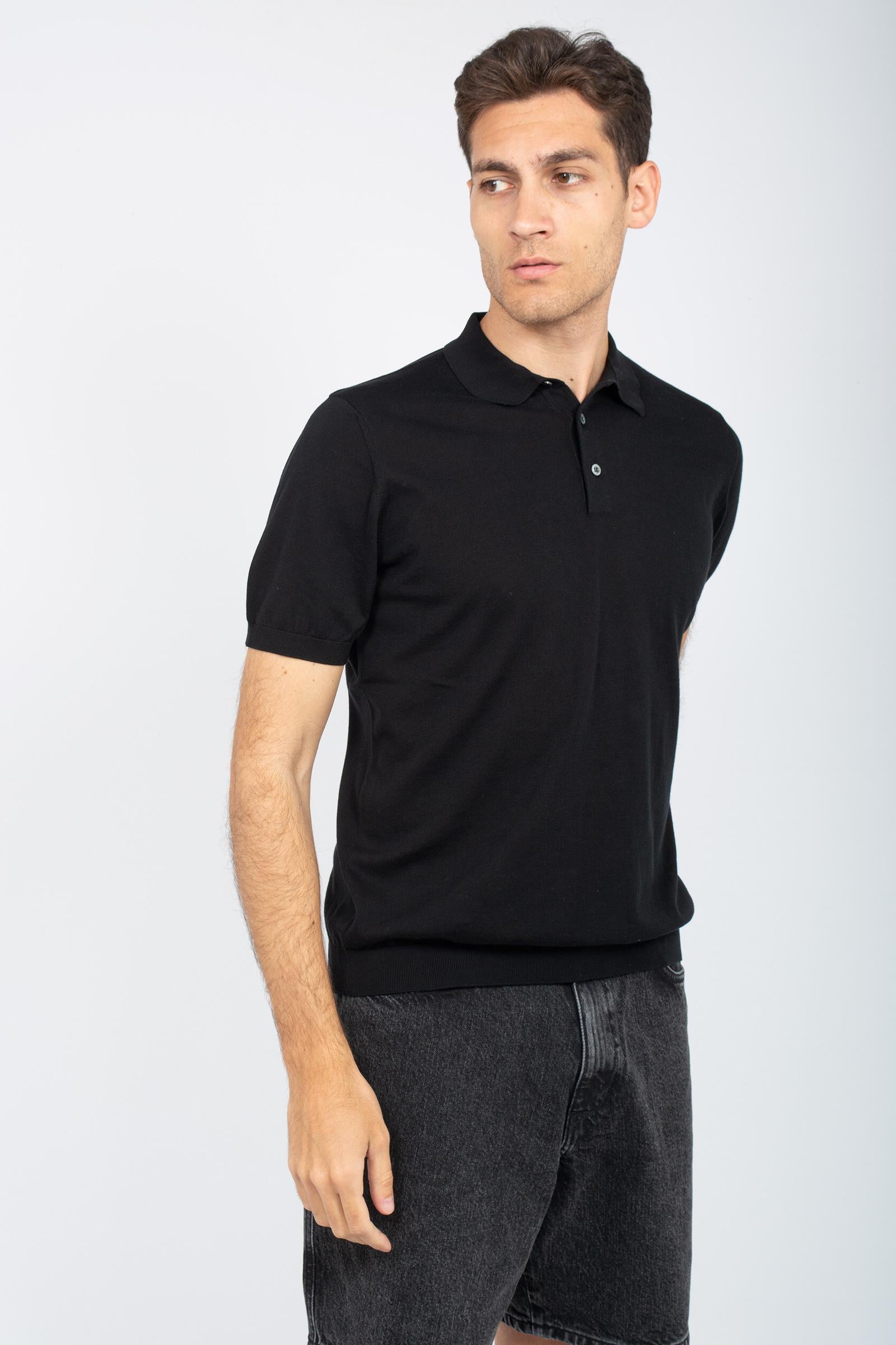 polo in cotone unito D0GN202 690 DRUMOHR 