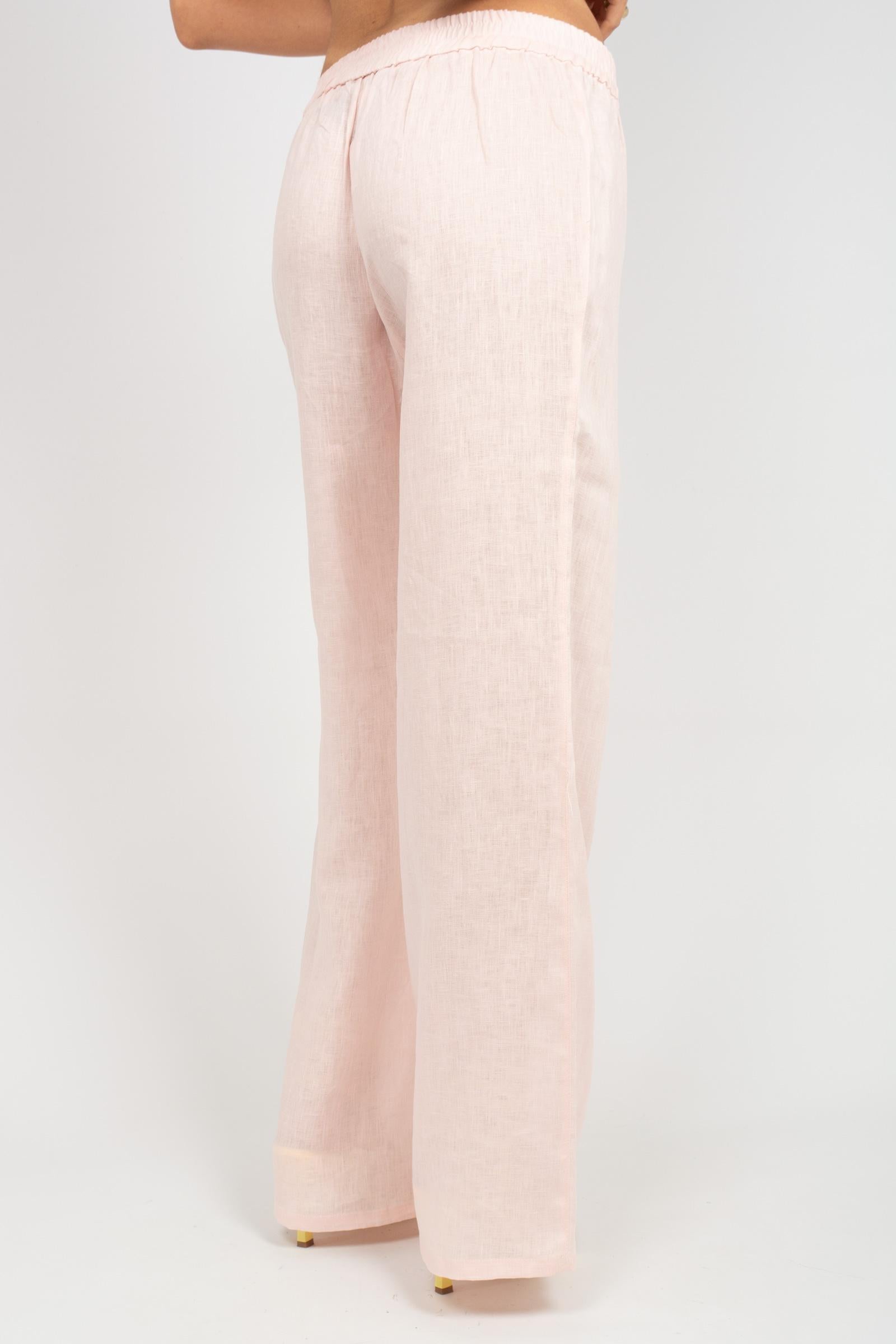 pantalone in lino P017R008955N 06 DIANA GALLESI 