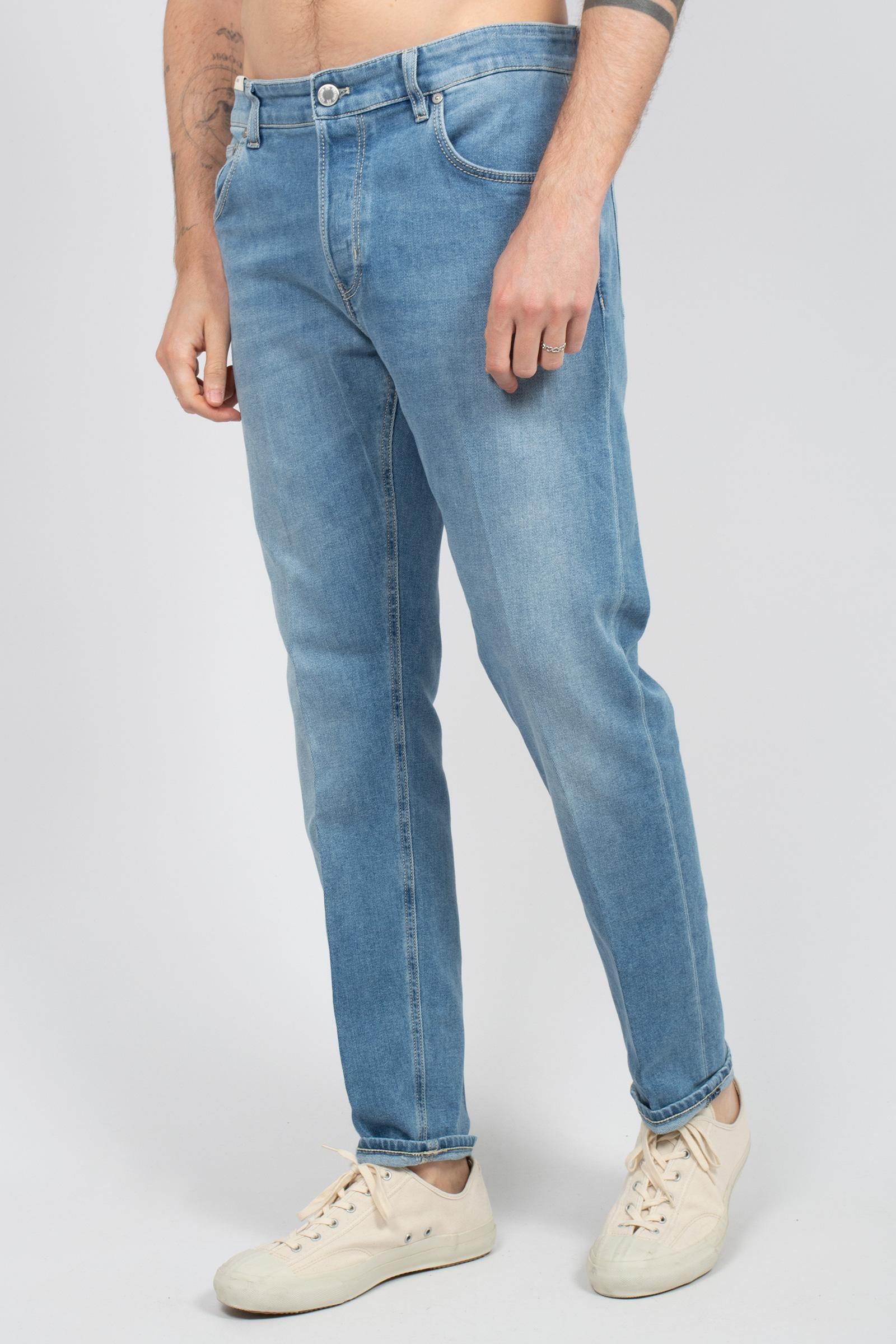 jeans in bull di cotone stretch 'raggae fit' C5TP05B0 SH0250ML37 PT TORINO DENIM 