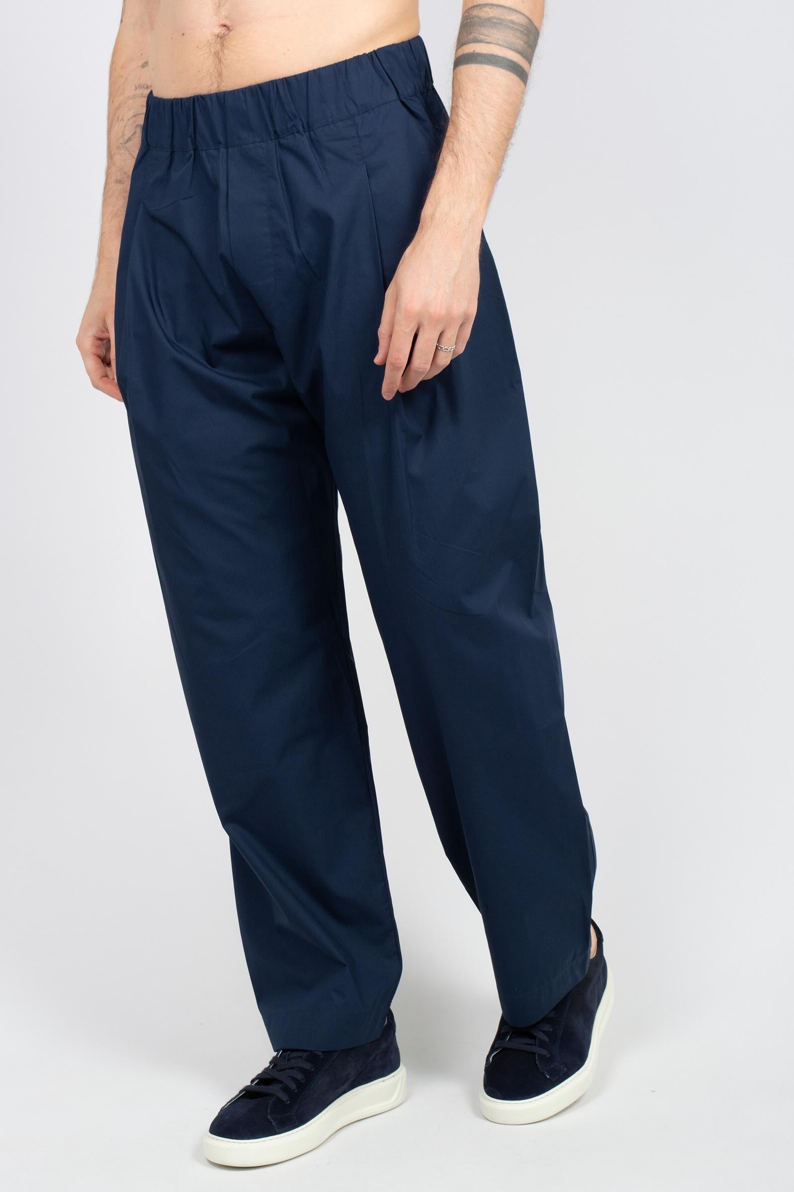 jogger in popeline di cotone S6PKMAPA004 060 A PAPER KID 