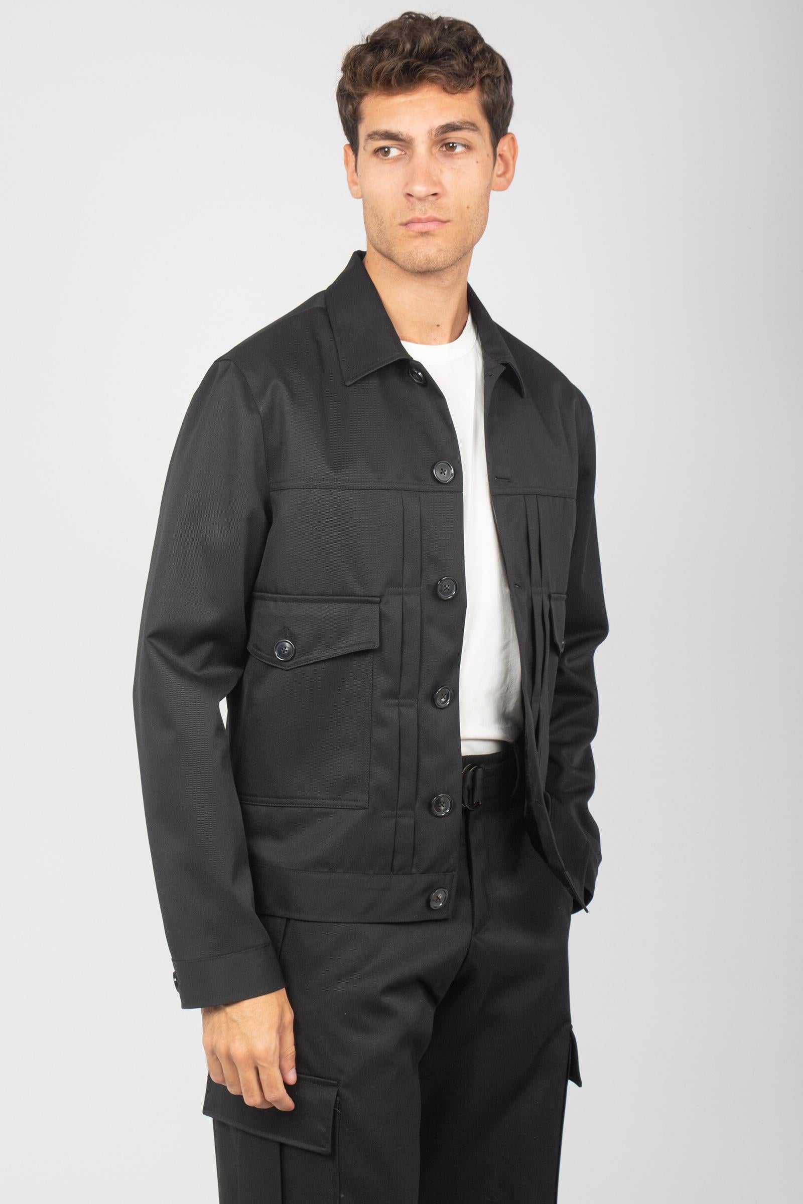 giacca cin riprese in gabardine di lana TL2FBK120TOR SD740990 PT TORINO 