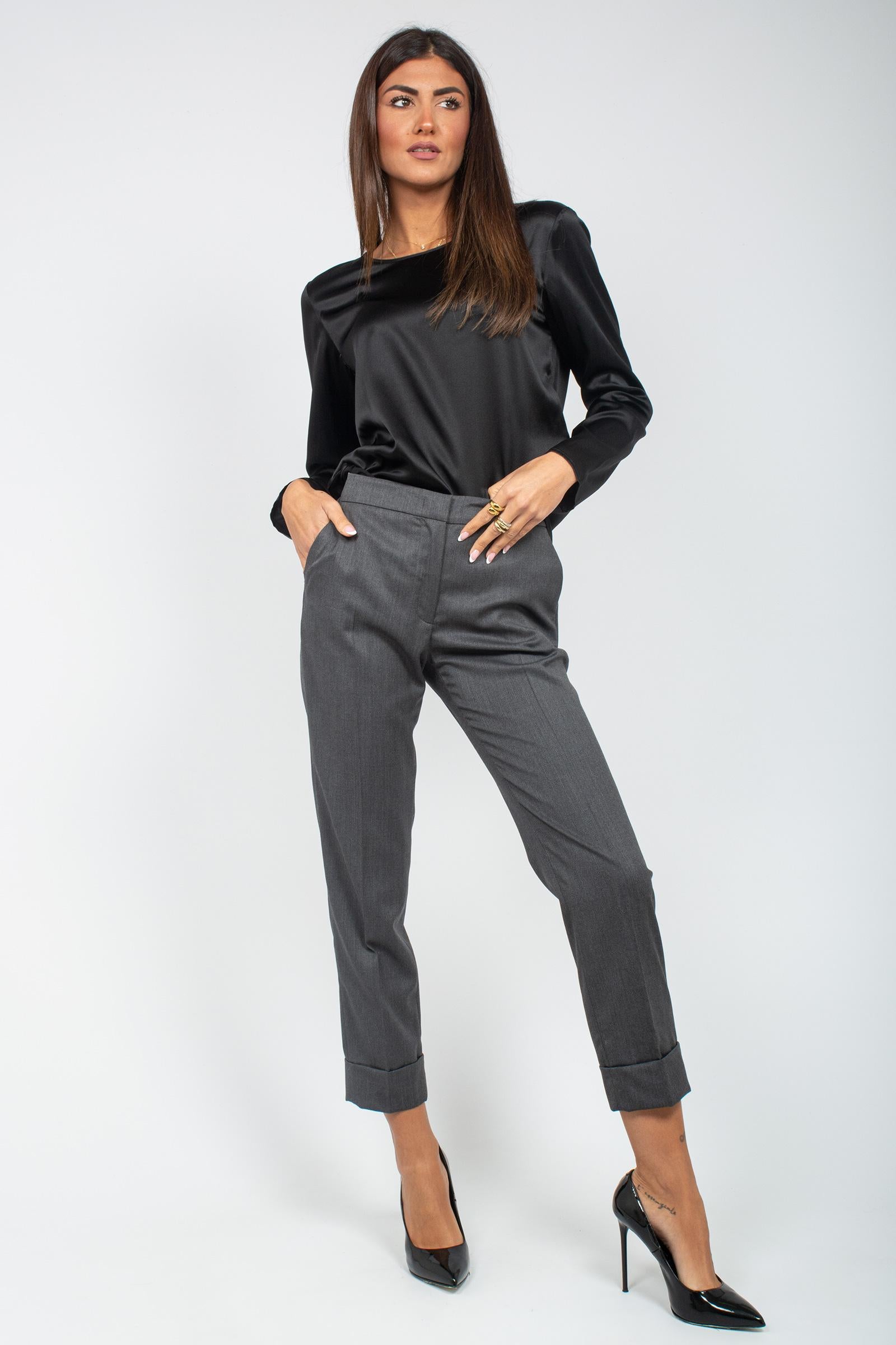 T-shirt manica lunga in seta 'moldava' 2526196018000 003 MM - MAX MARA 