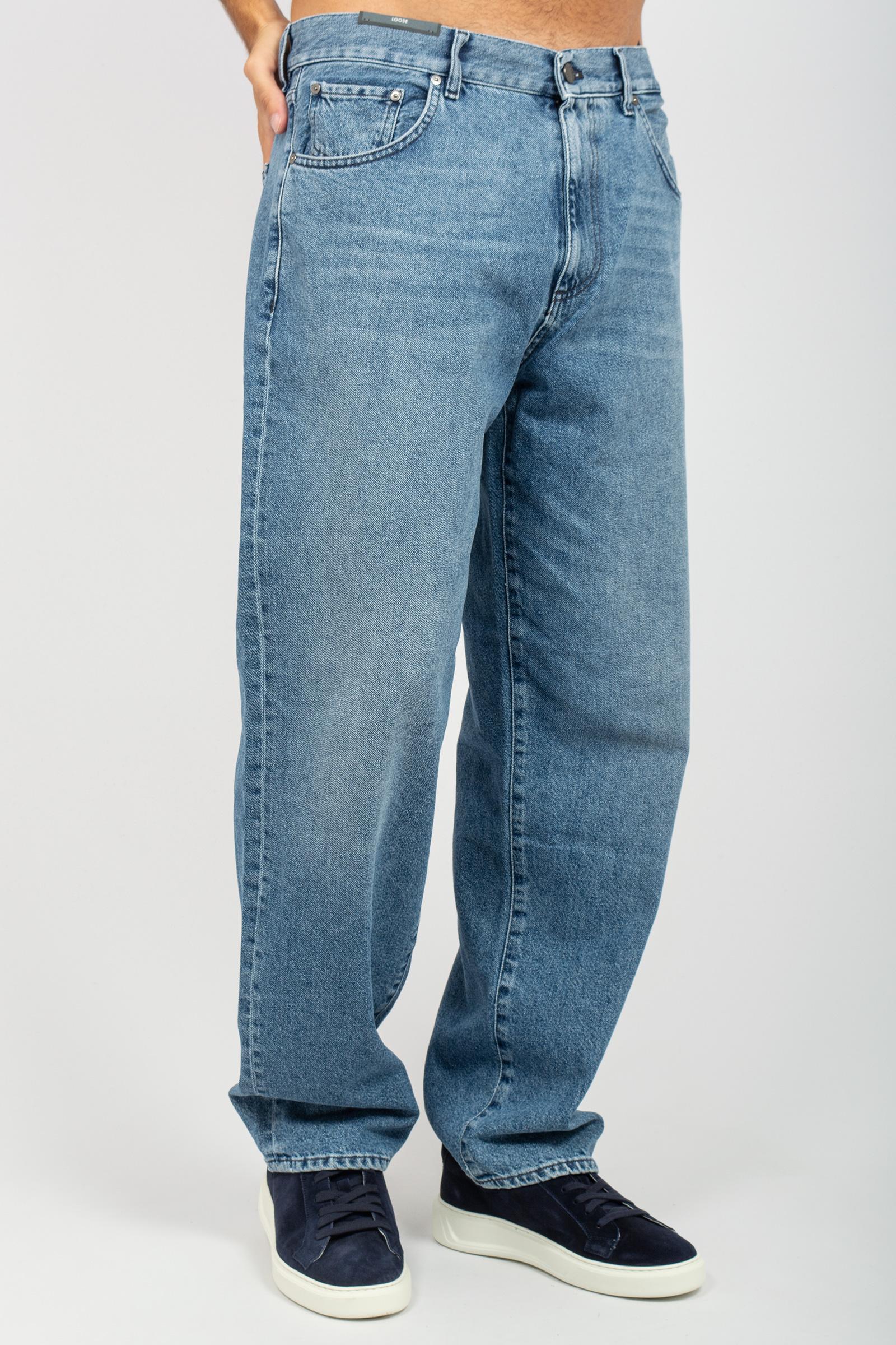 jeans oversize in misto cotone &#39;rap&#39; C5AP05Z0 AW0270ML55 PT TORINO DENIM 