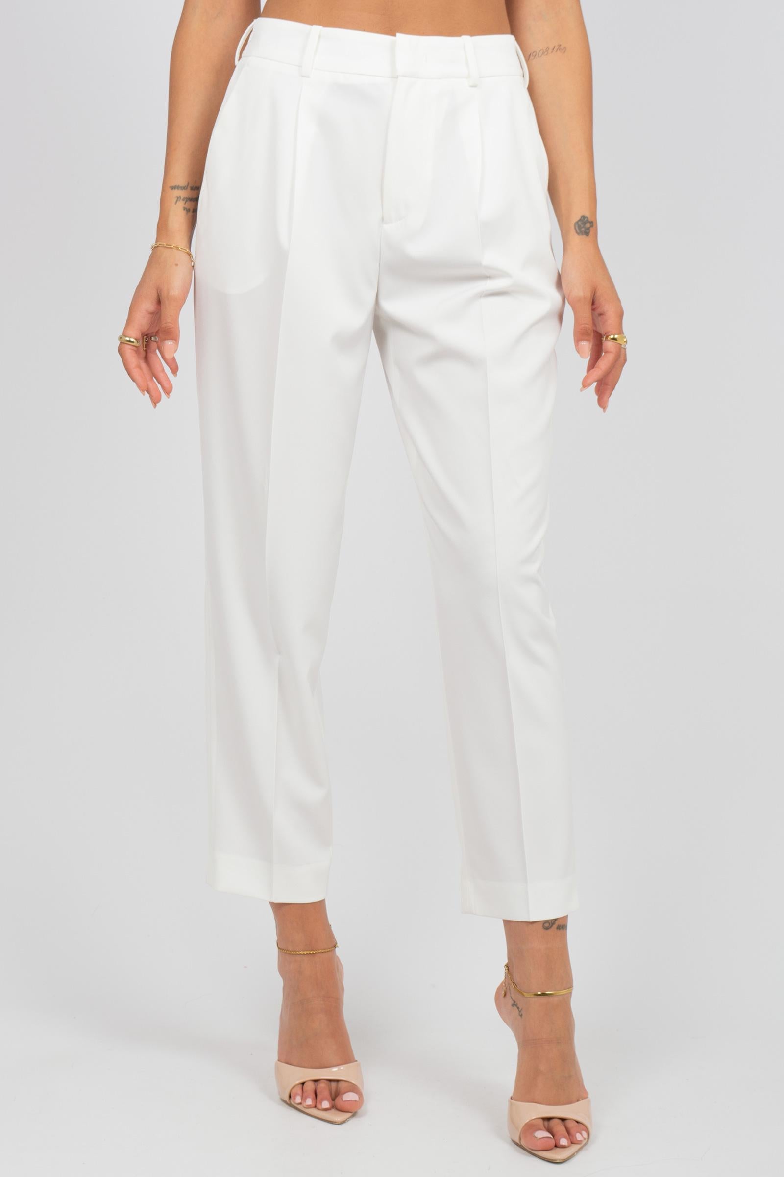 pantalone in misto cotone 'daisy' CDVSDAZ00STD DX220010 PT TORINO 