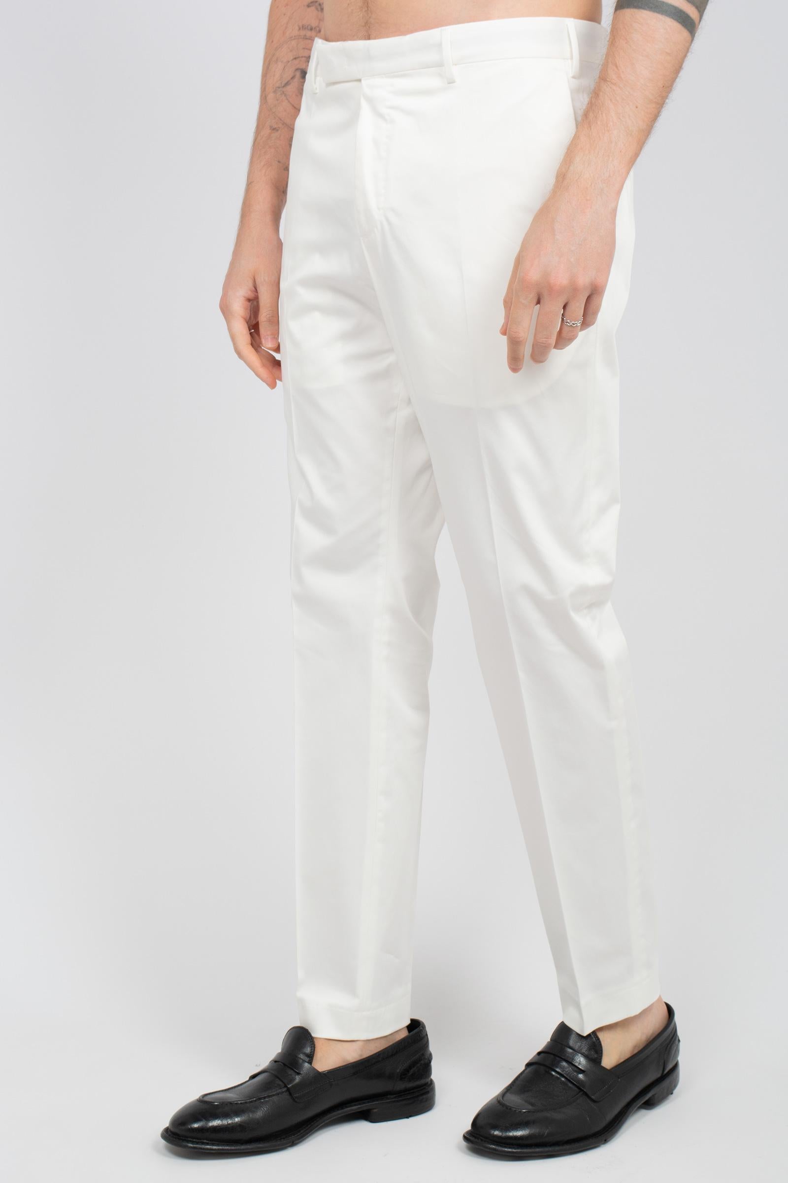 pantalone in cotone stretch 'dieci fit' COASX0Z00FWD NU680010 PT TORINO 