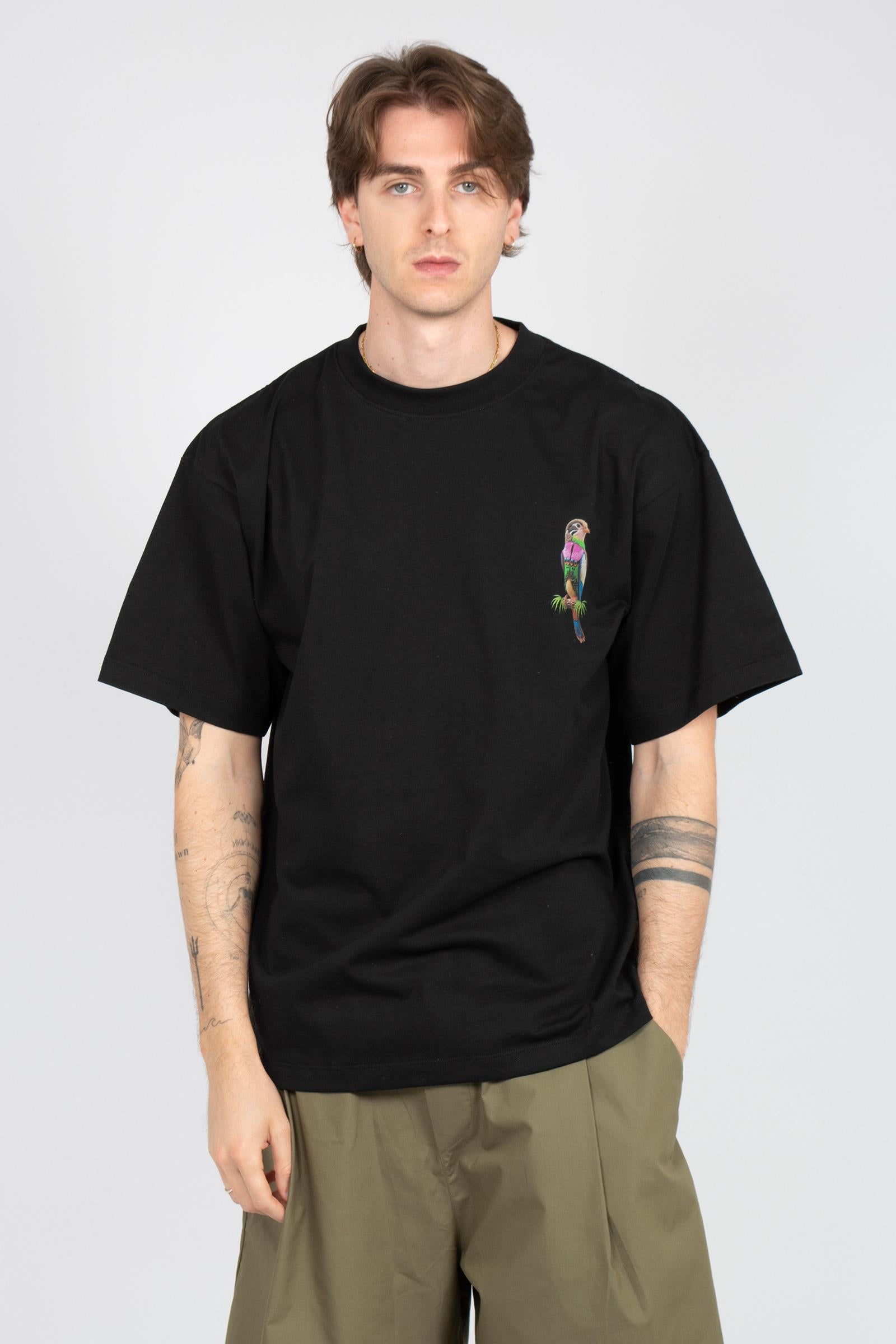 t-shirt in cotone con stampa S6PKUATH161 110 A PAPER KID 