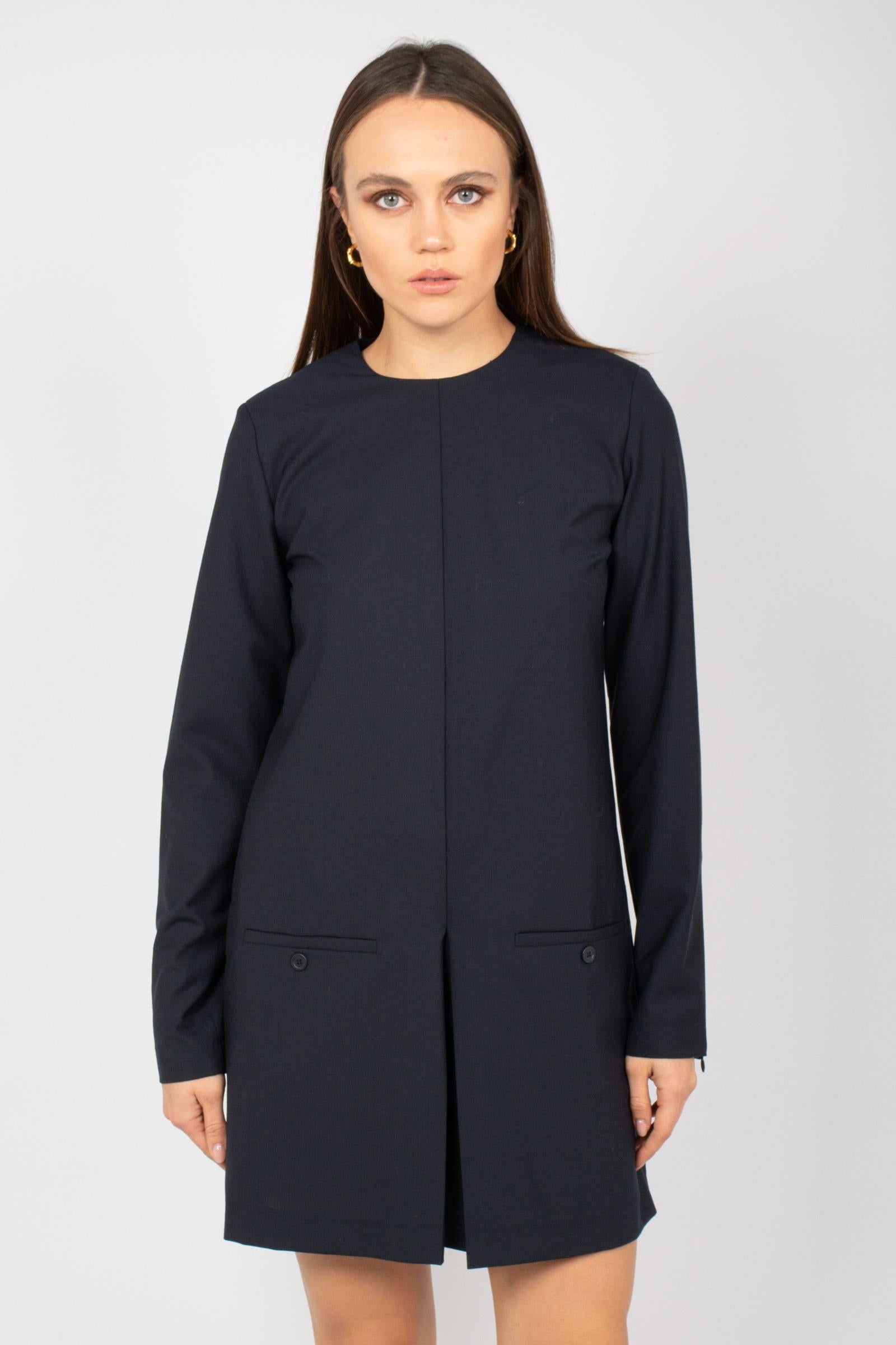 tuta corta in fresco lana 'isa' Y5WI07 K92 SEMICOUTURE 