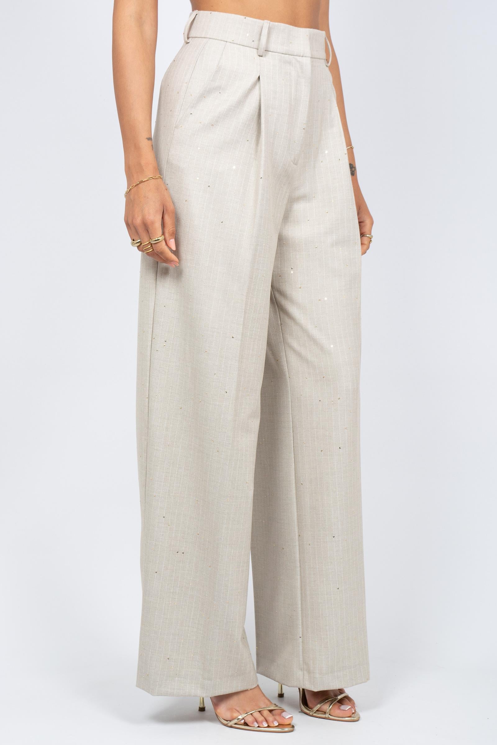 pantalone over con pinces PORTOSEQUIN 650 JACQUEUR 