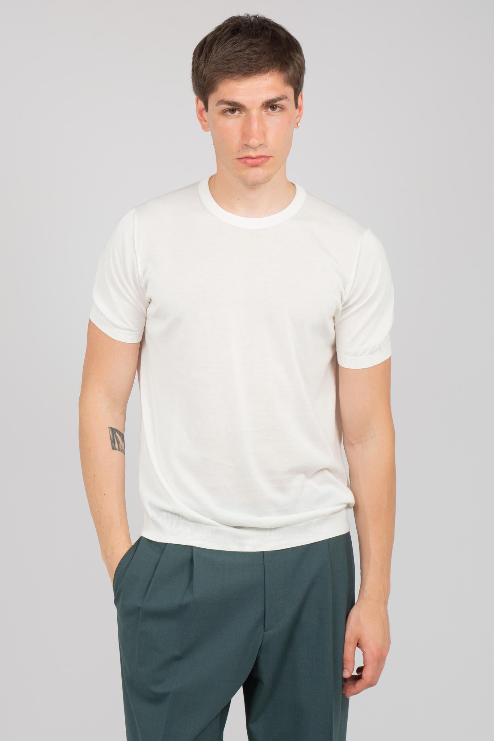 t-shirt in cotone rasato D0GN100 120 DRUMOHR 