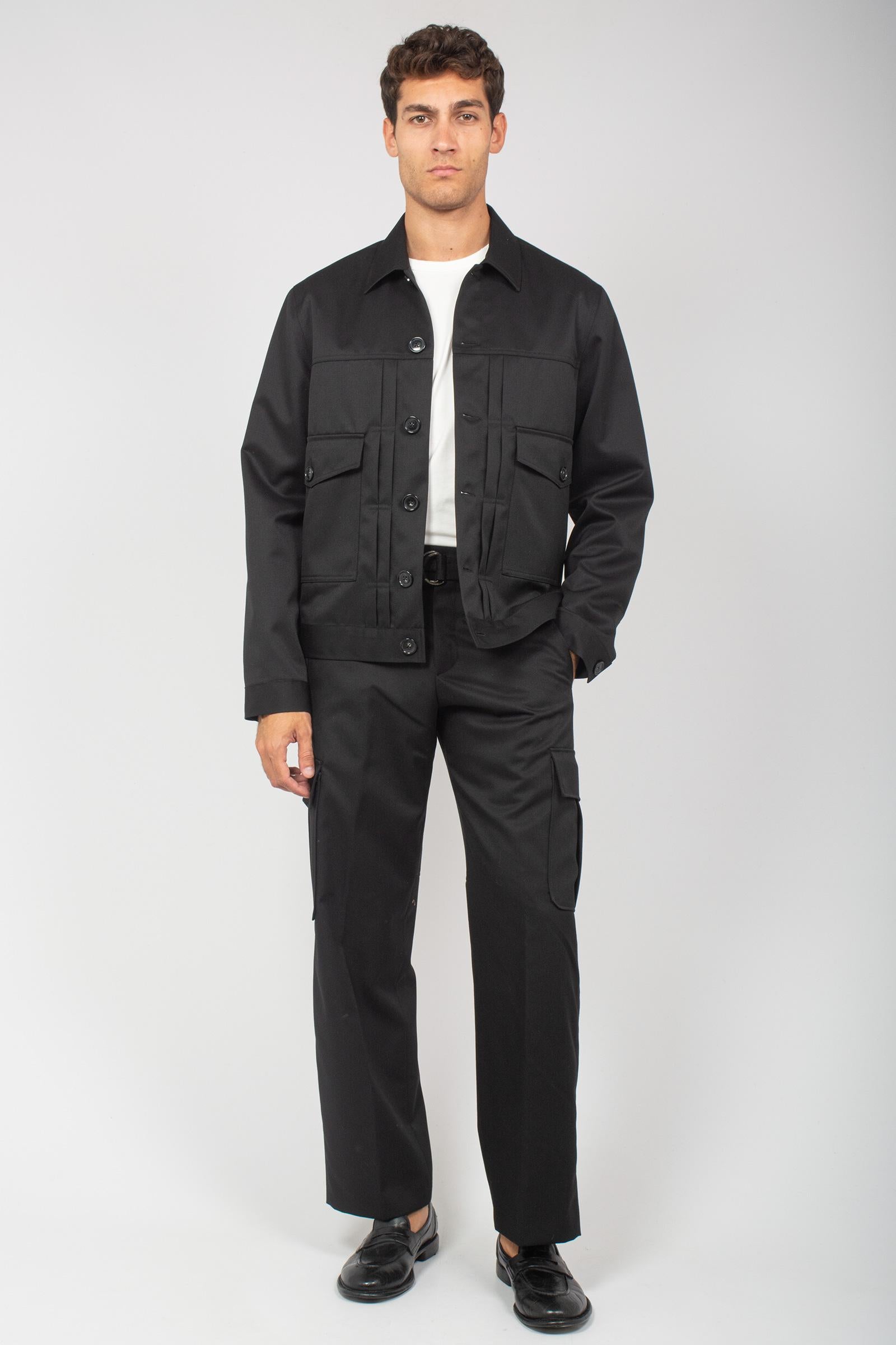 giacca cin riprese in gabardine di lana TL2FBK120TOR SD740990 PT TORINO 