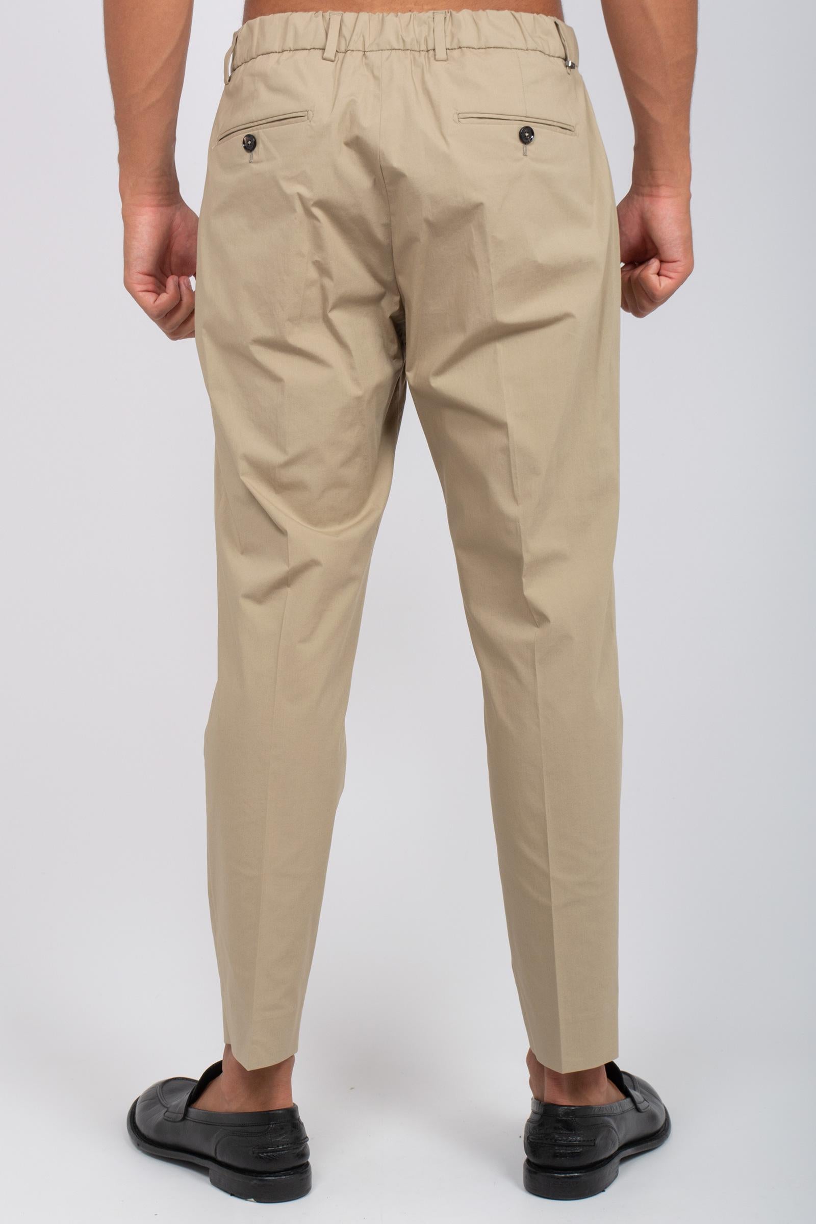 pantalone in cotone 'riccardo' RICCARDOSTSC NOCCIOLA BE ABLE 