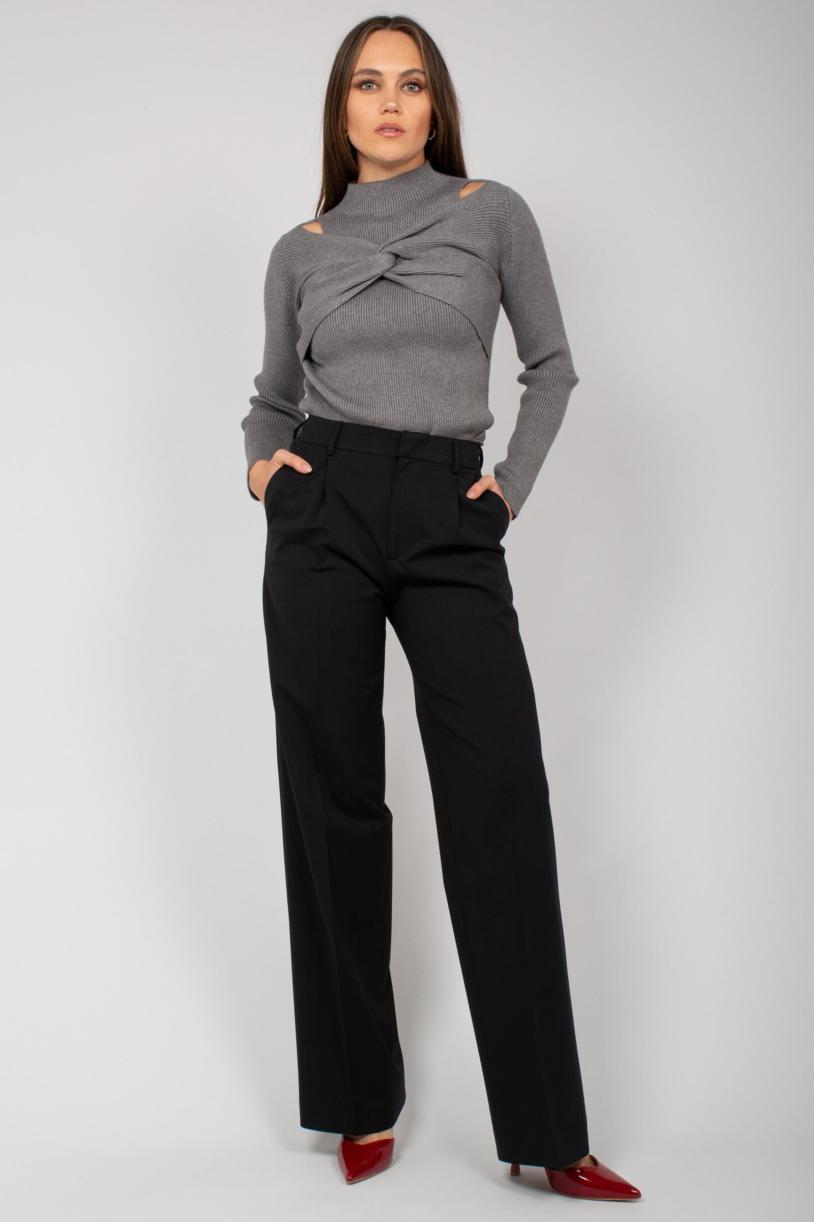 pantalone in fresco lana 'lola' CDVSLLZ00STD MA370990 PT TORINO 