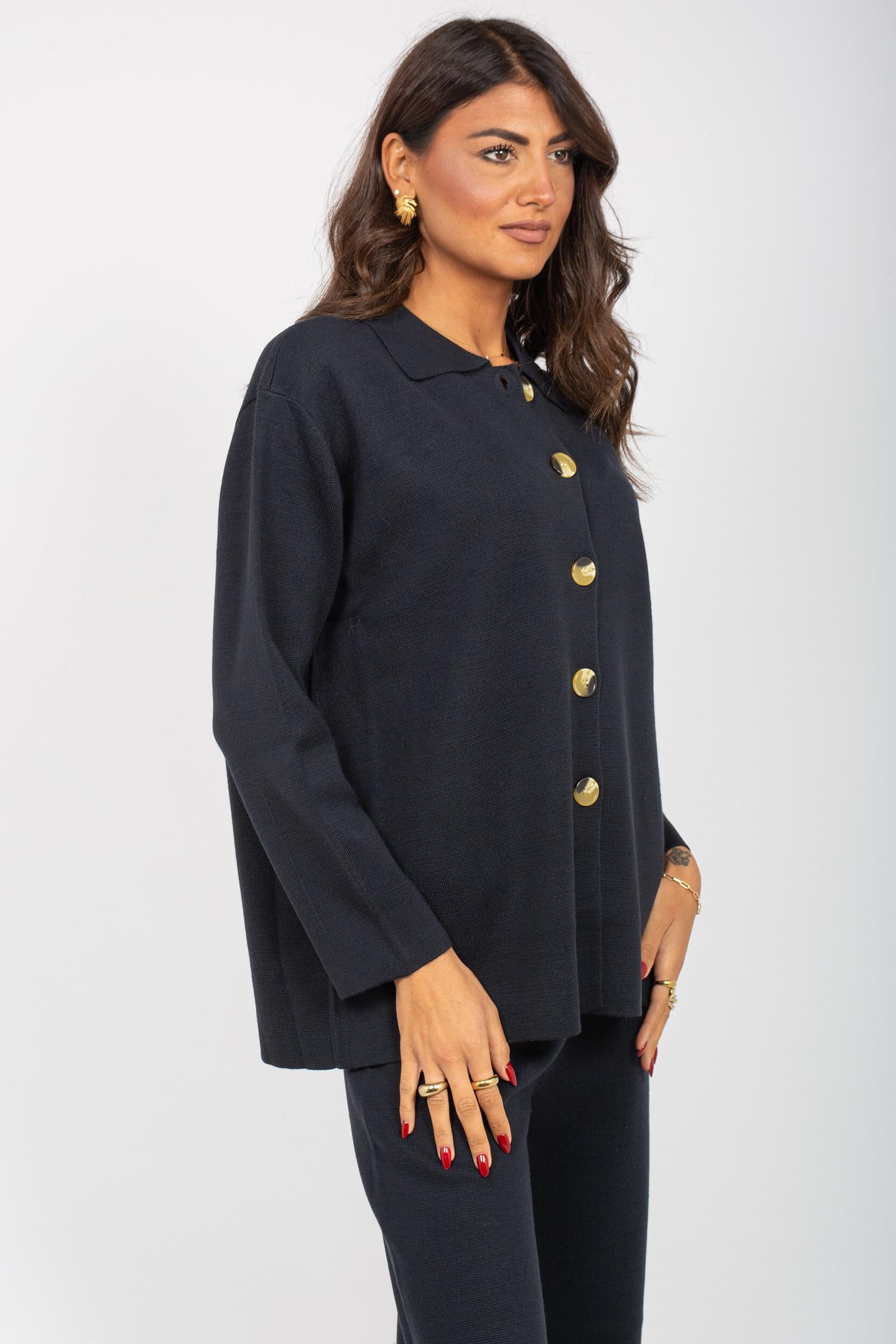 cardigan modello koreano in misto lana 255M6003 304 MAIDA MILA 