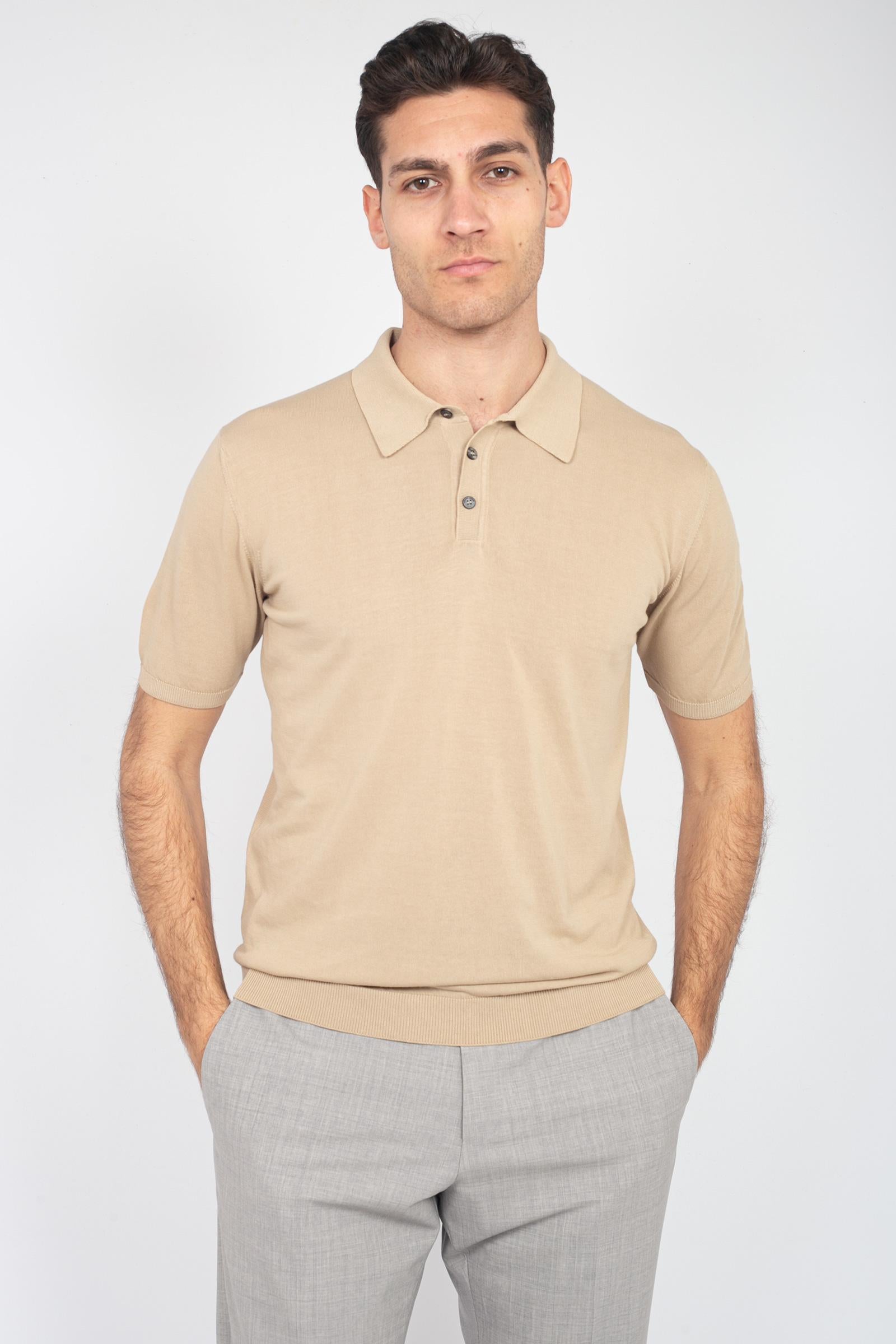 polo in filo di cotone RB10024 05 ROBERTO COLLINA 
