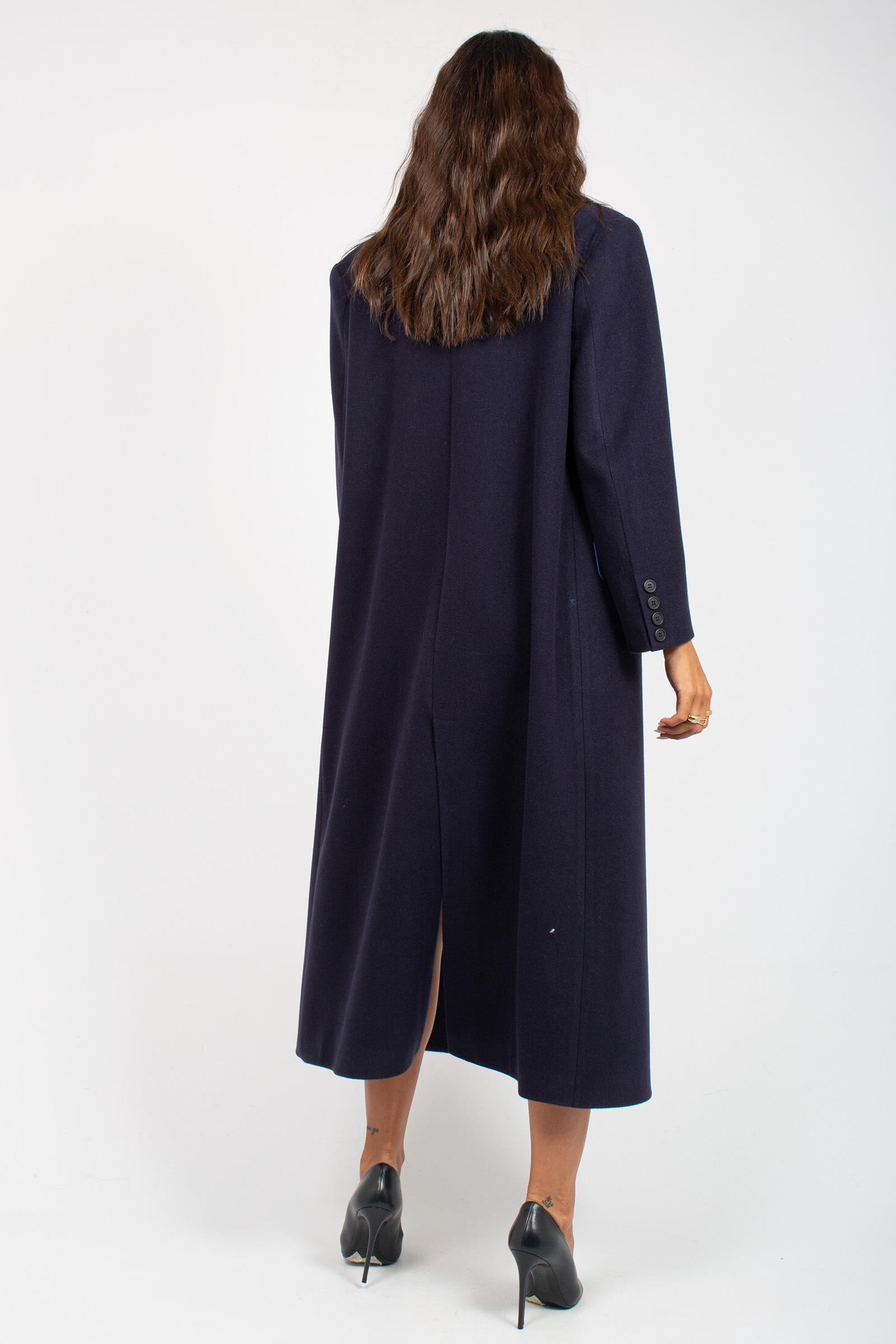 cappotto oversize doppio petto CT476ARTCP025 BLUE ACTUALEE 