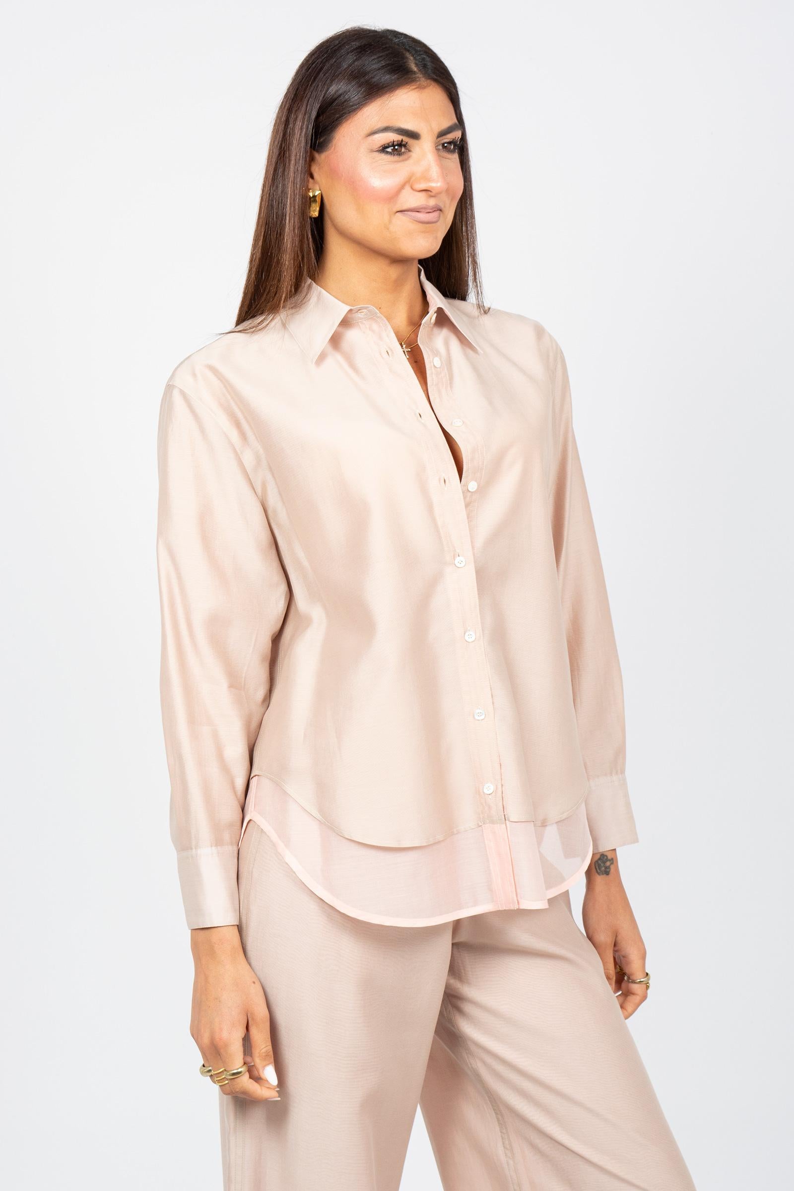 camicia doppiata in lyocell CA1506460237 012 SEVENTY 