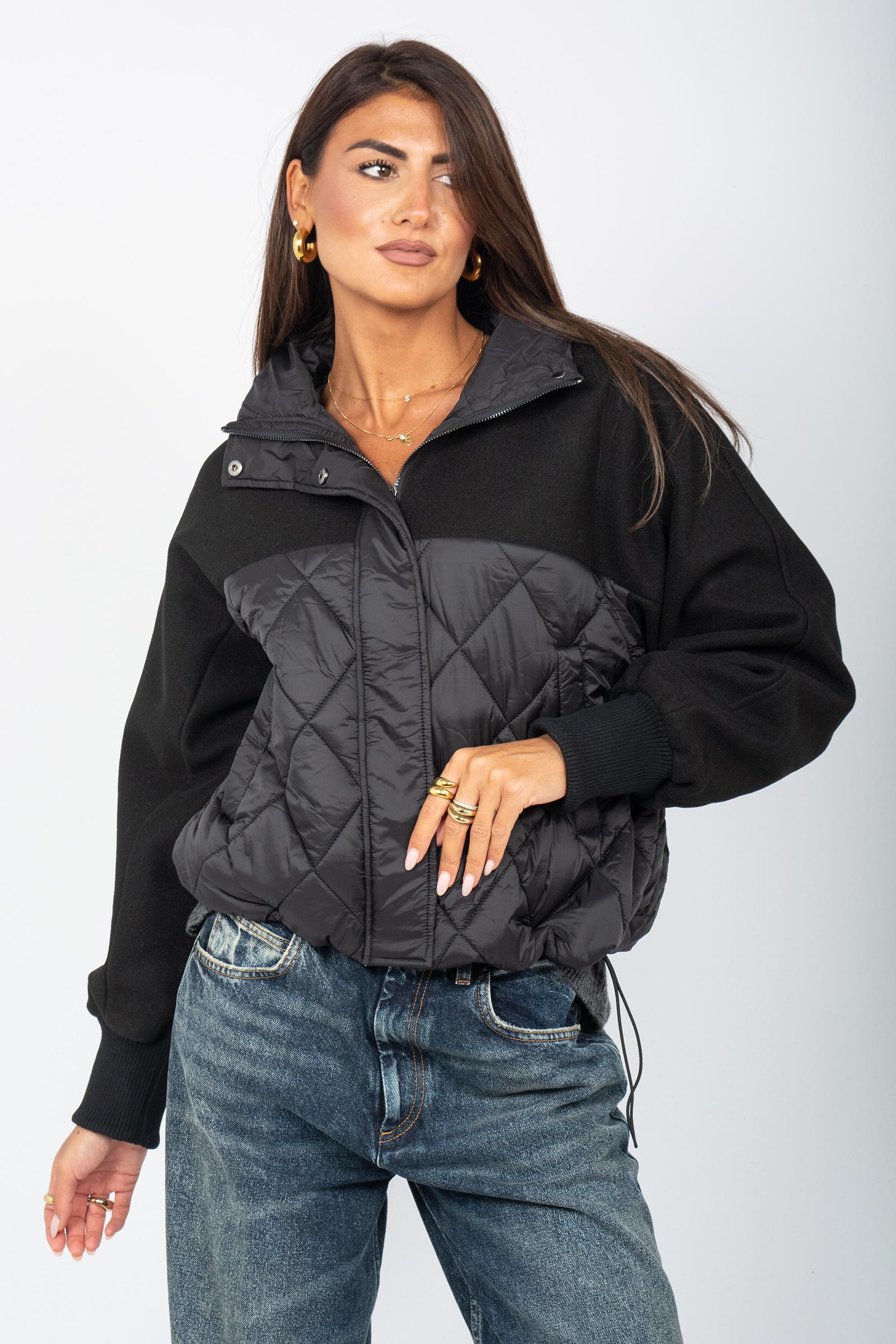 giacca piumino in lana e nylon R122R002130N 33 DIANA GALLESI 