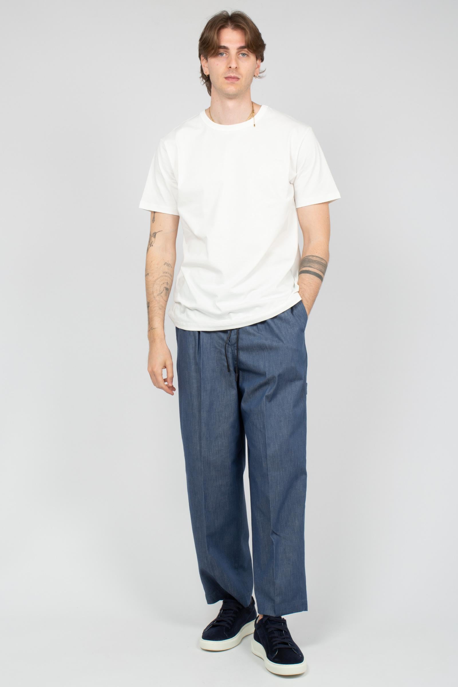 jogger in misto cotone 'wide fit' COASWDZB00KLT BB700360 PT TORINO 