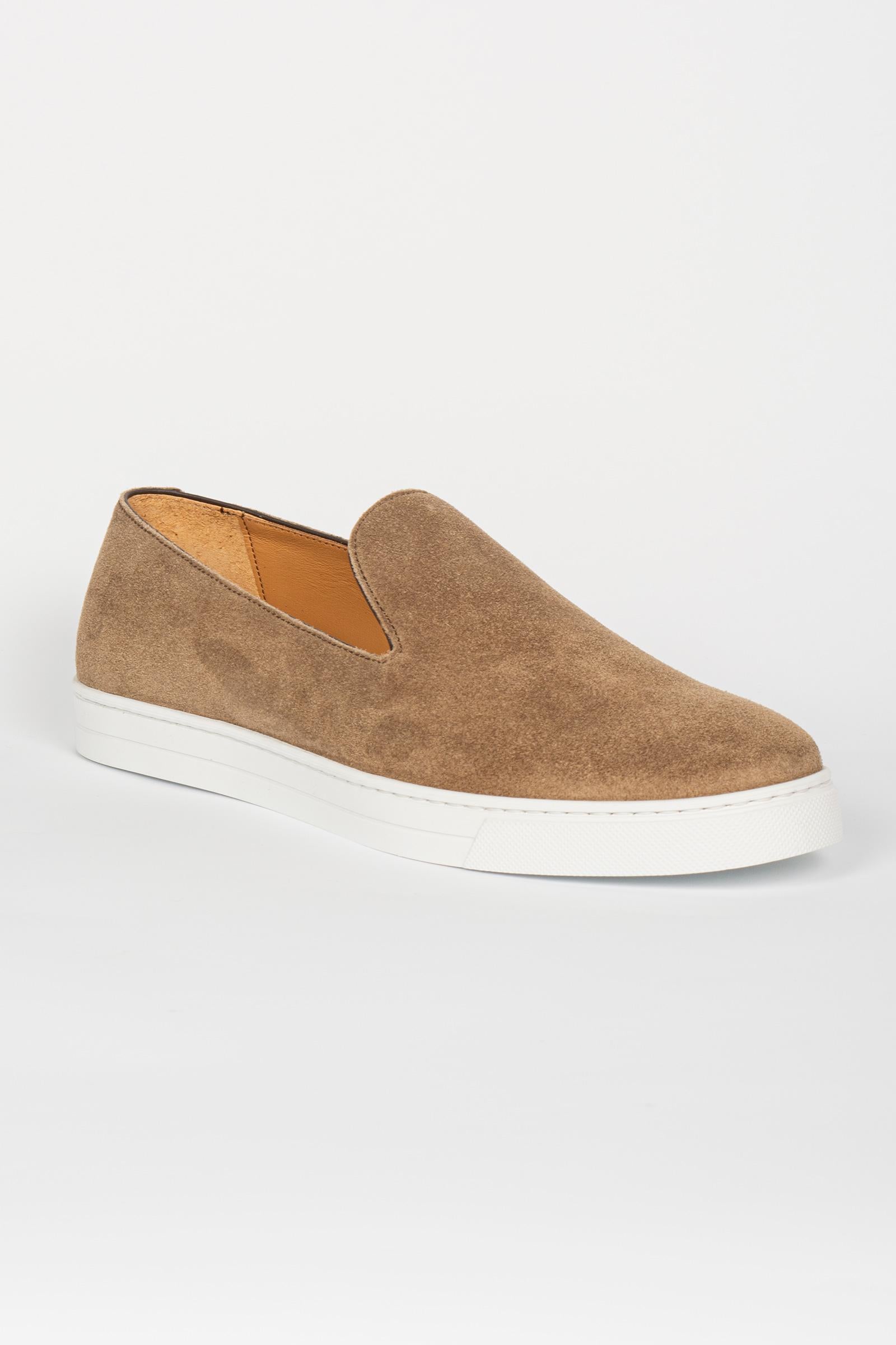 mocassini in suede 29002FLORENCE TABACCO LO.WHITE 