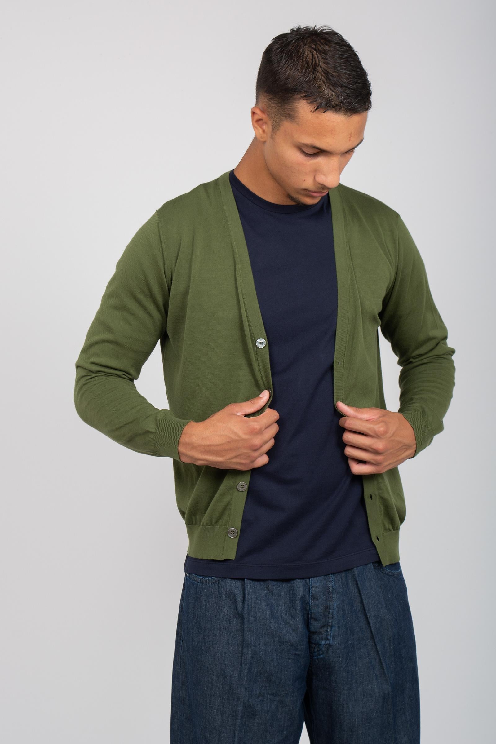 cardigan in cotone unito D0GN109 472 DRUMOHR 