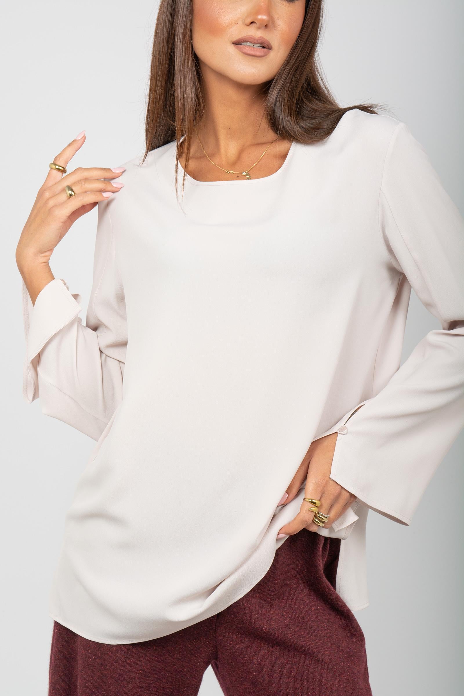 blusa in misto seta 66020 2733 LE TRICOT - Perugia 