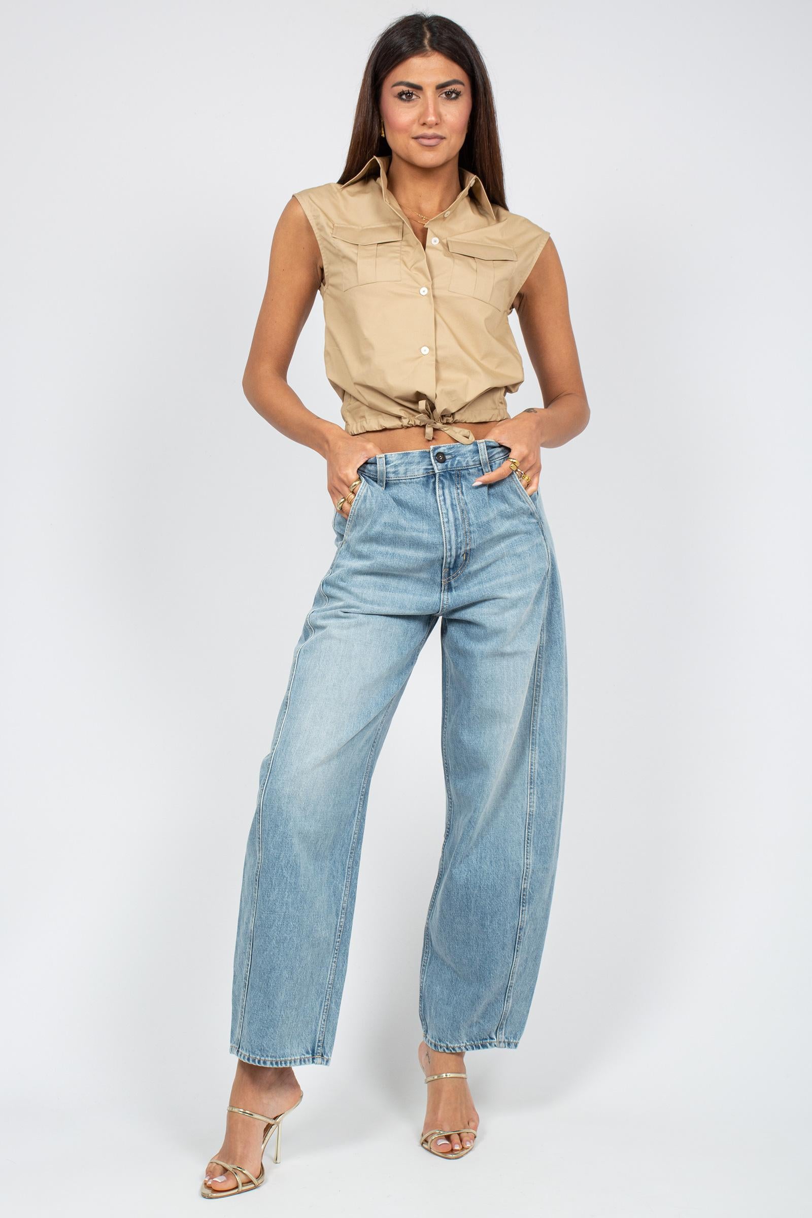 denim in cotone fermo 'irene' IRENE2416 D0008SB SIVIGLIA 