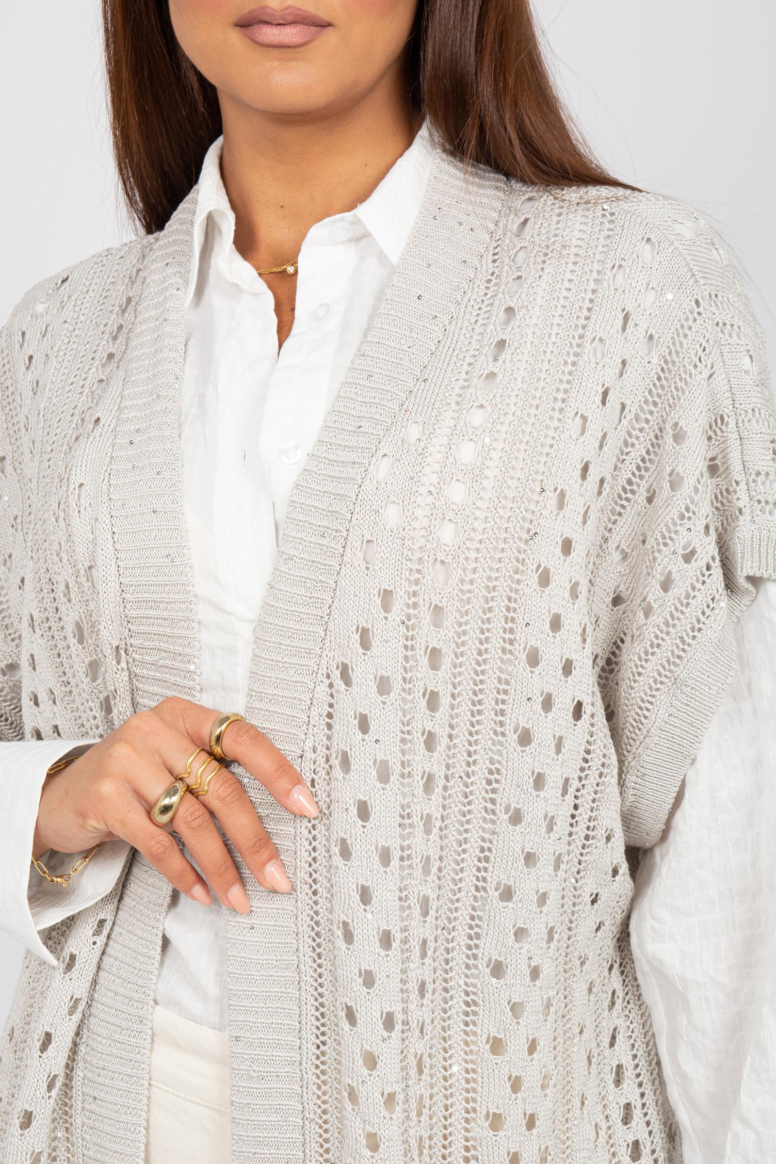 cardigan in misto cotone SS260732402 62 PUROTATTO 
