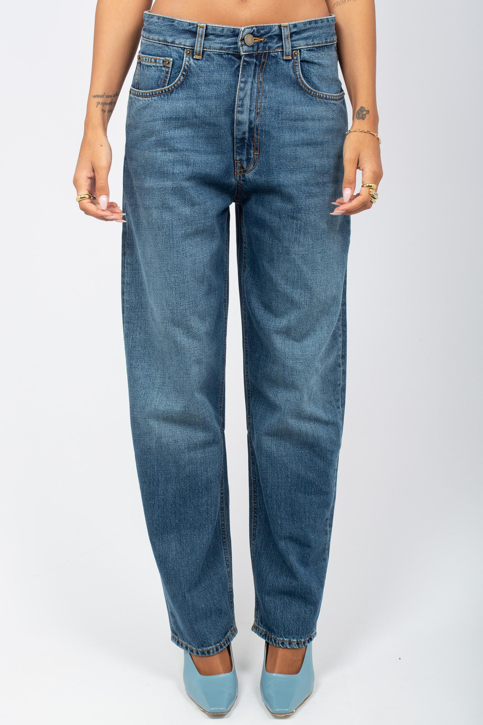 denim in cotone fermo 'patty' SVW02413D0008 MIDBLU SIVIGLIA 