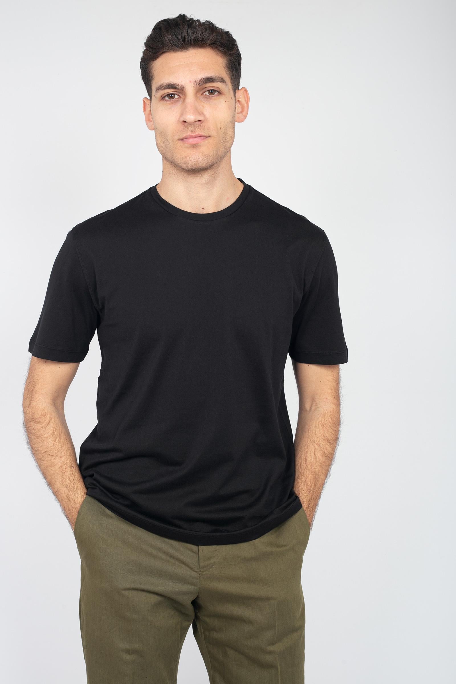 t-shirt regular in cotone RB51021 09 ROBERTO COLLINA 