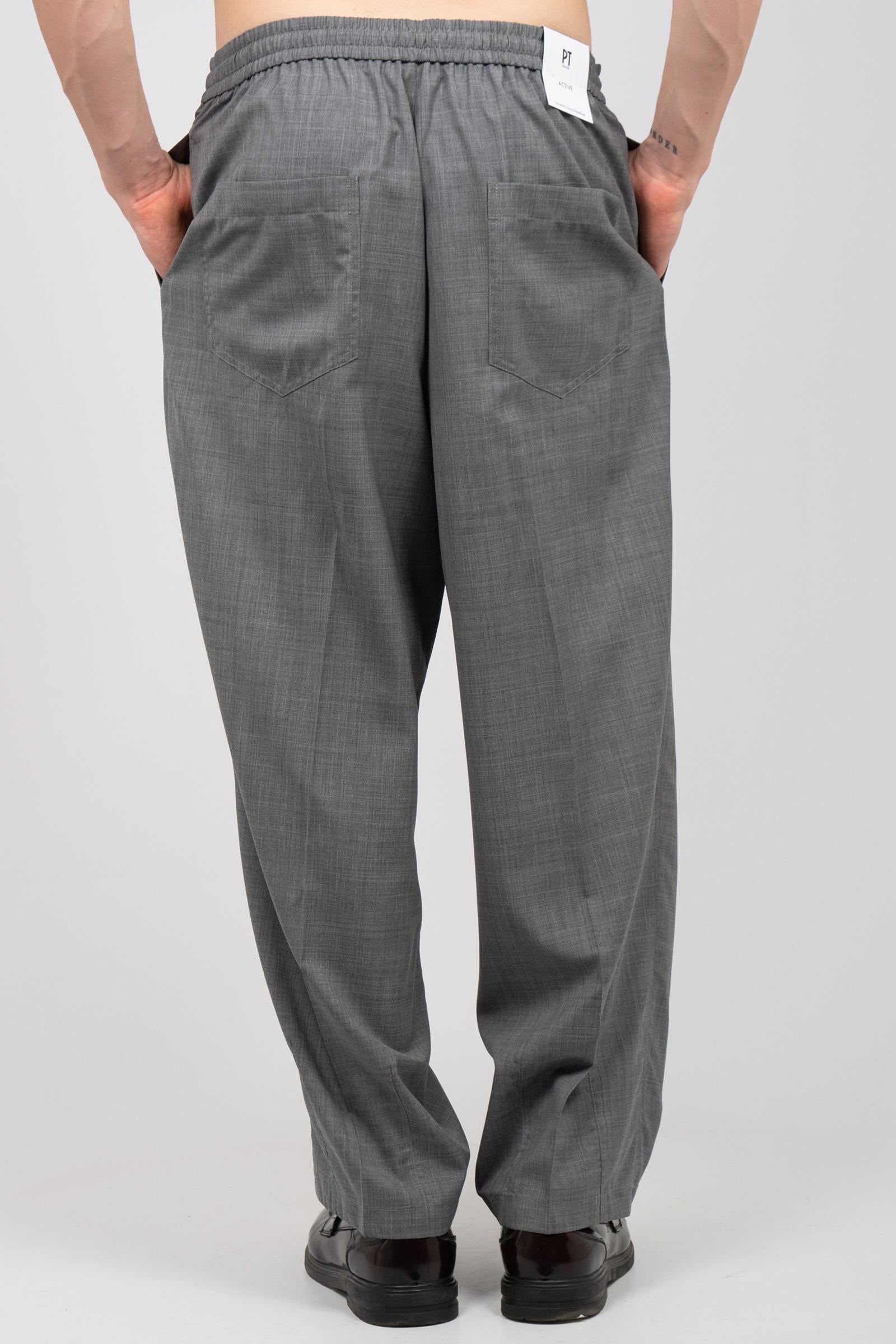 jogger in misto cotone 'wide fit' COASWDZB00KLT ZI560220 PT TORINO 