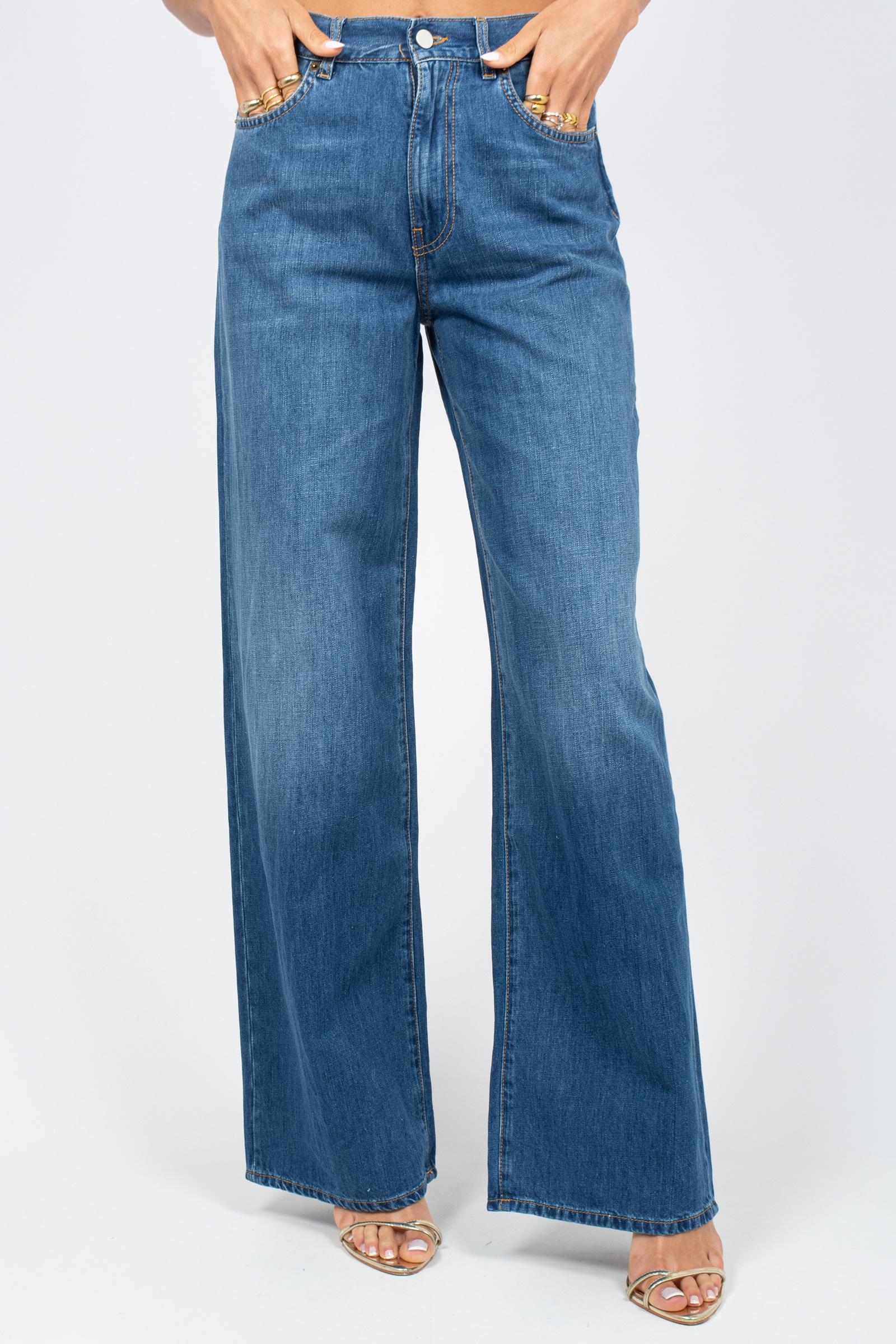 denim in cotone e lino 'carmen' CARMEN2412D0059 QB SIVIGLIA 