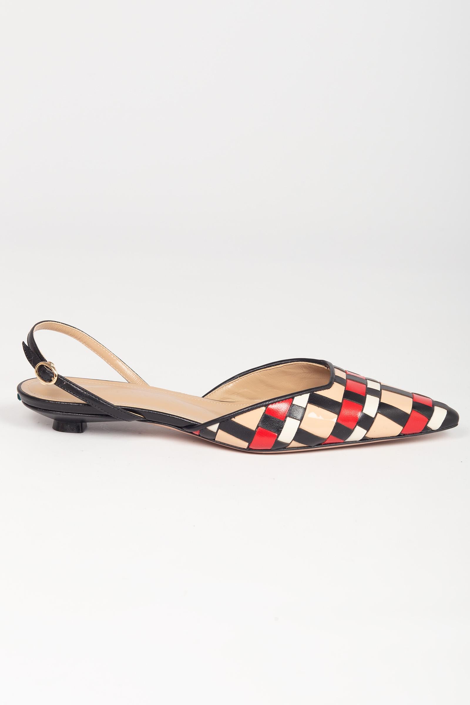 decollete 100mm in nappa intrecciata AB2925 NEROSAVCALF A.BOCCA 