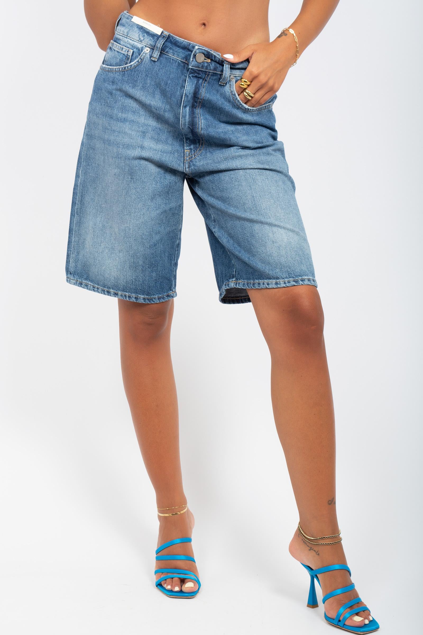 short in denim 'sailor' C1BPSLZ0 OA5230SK46 PT TORINO DENIM 