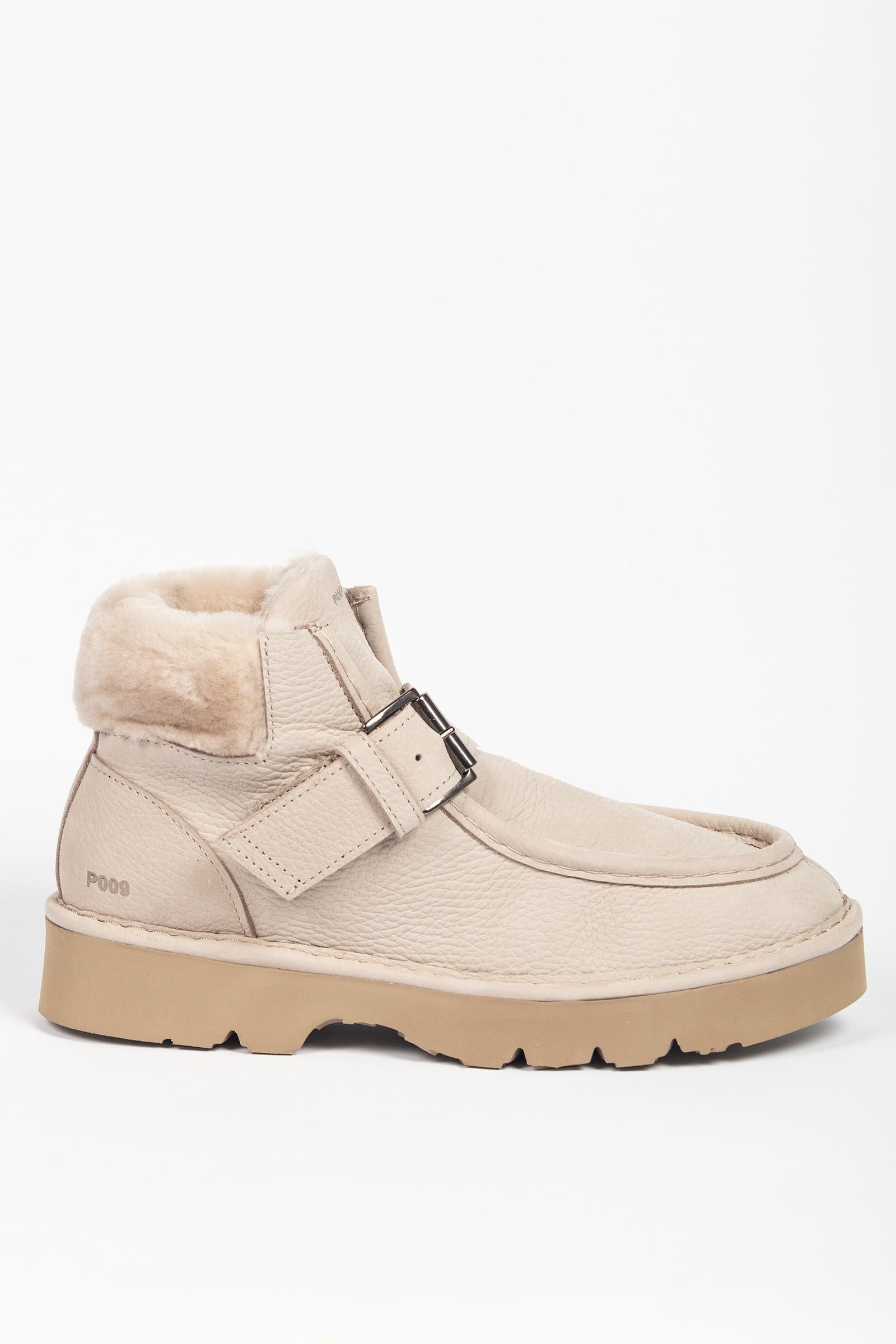 sneakers stivale in suede e shearling 'p009' P009W0130197 V005 PANCHIC 