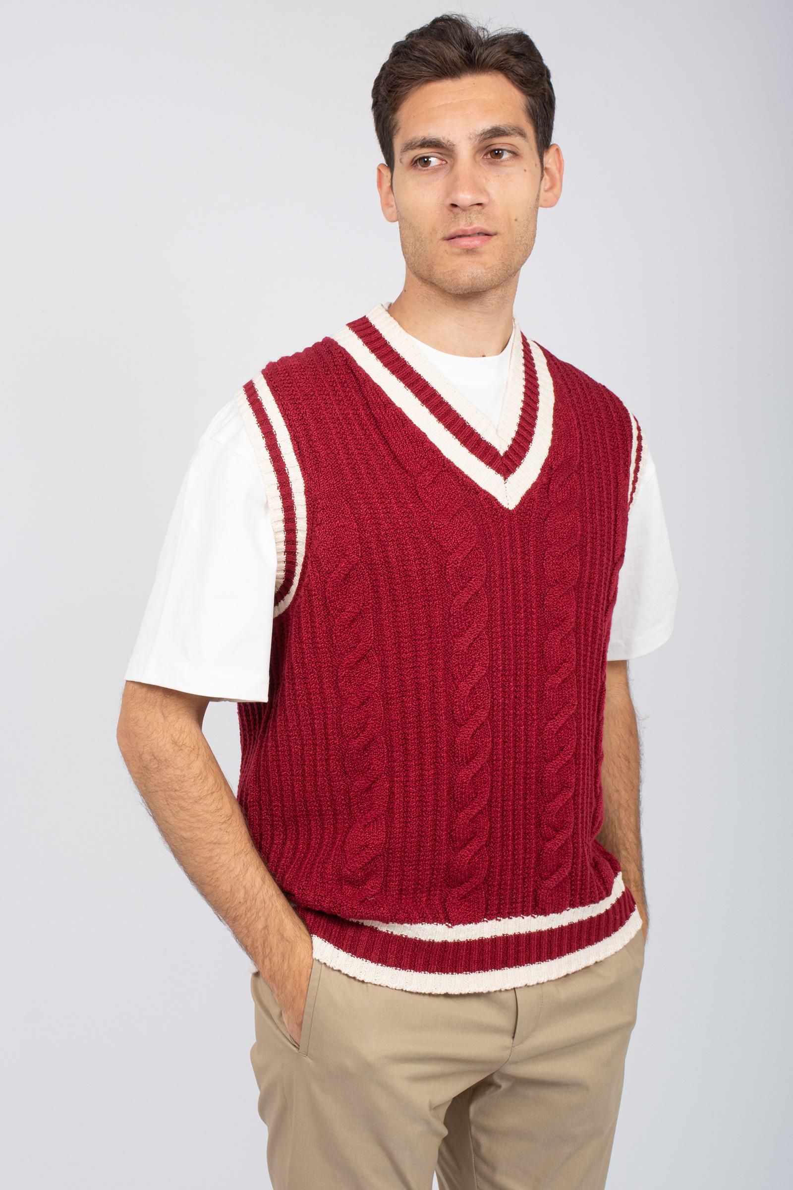 gilet tennis in cotone D5C464TE 006 DRUMOHR 